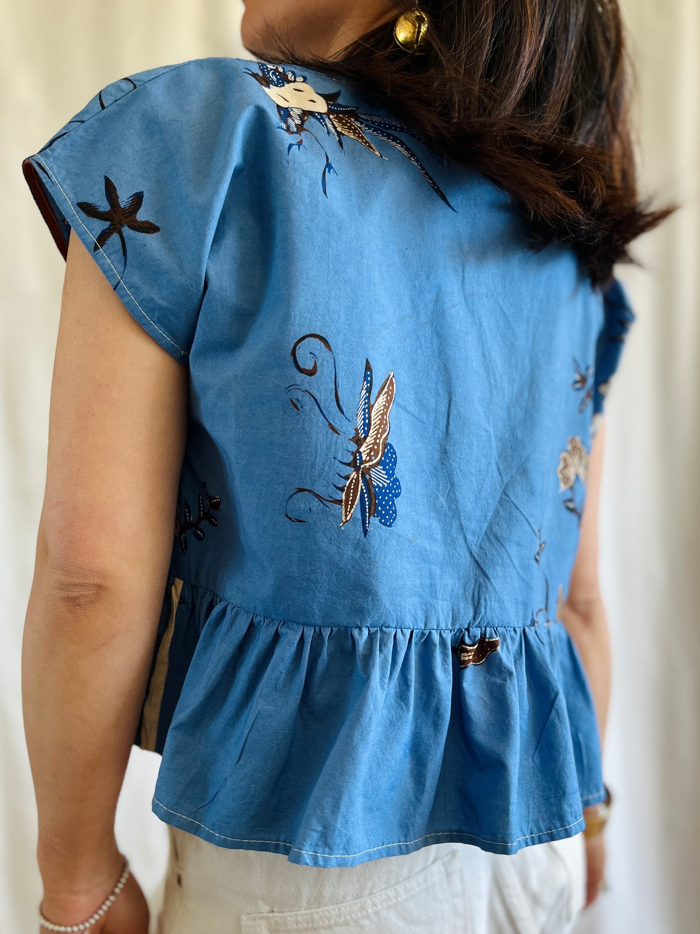 ✨ Vintage Batik Dolly Top