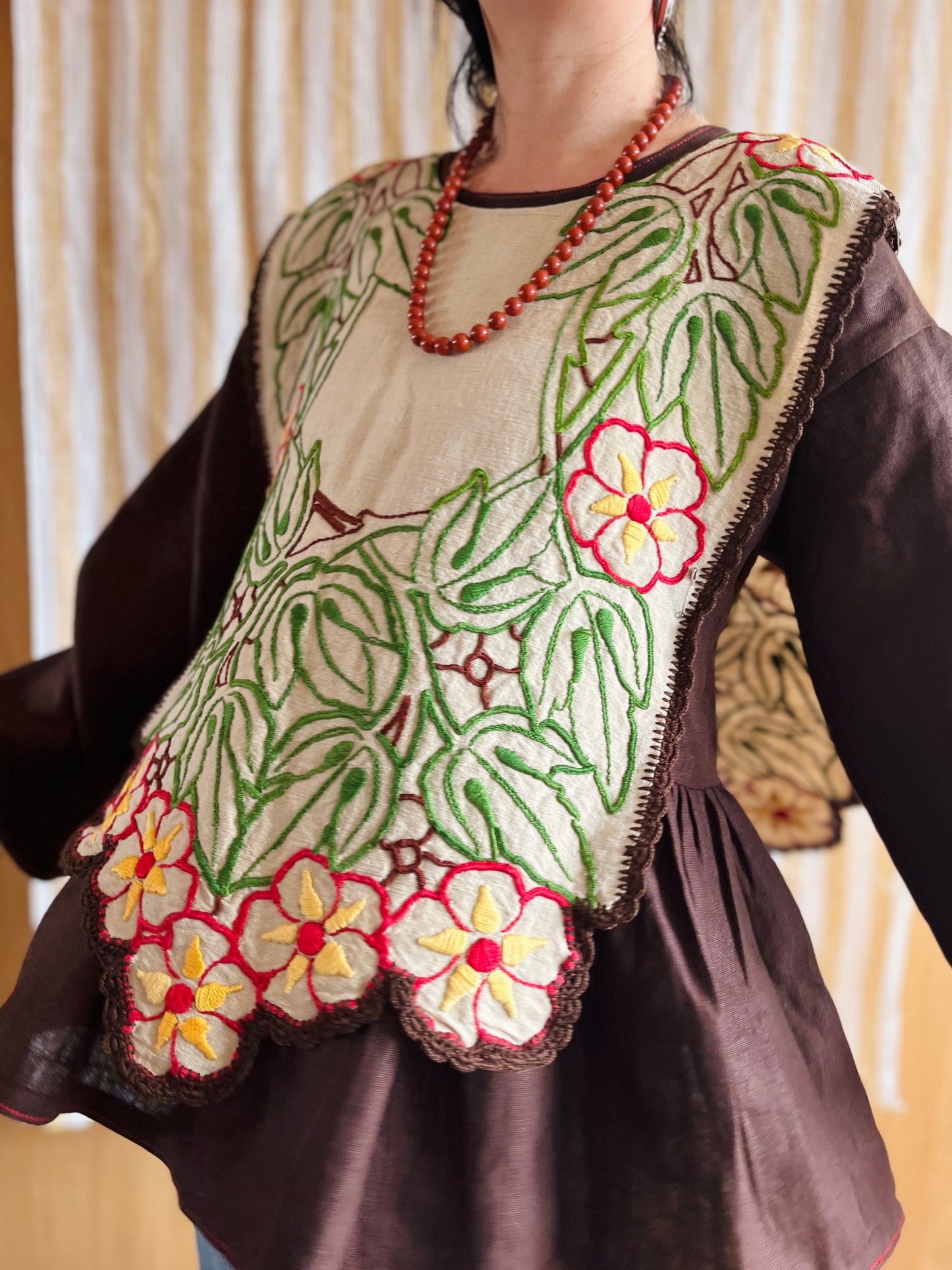Antique Table Runner Mini Dress