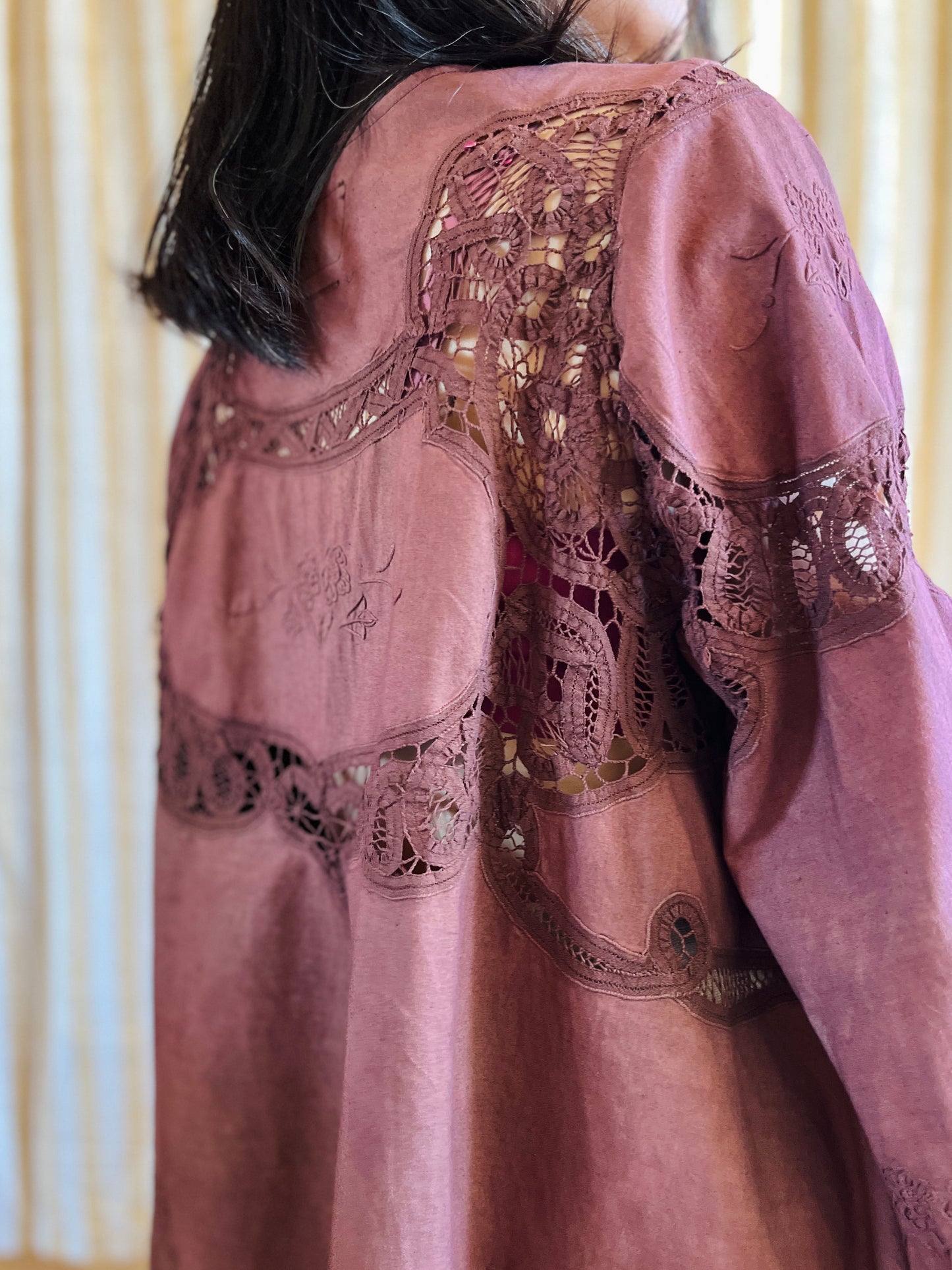 Passion Dyes - Circular crochet bell sleeve blouse