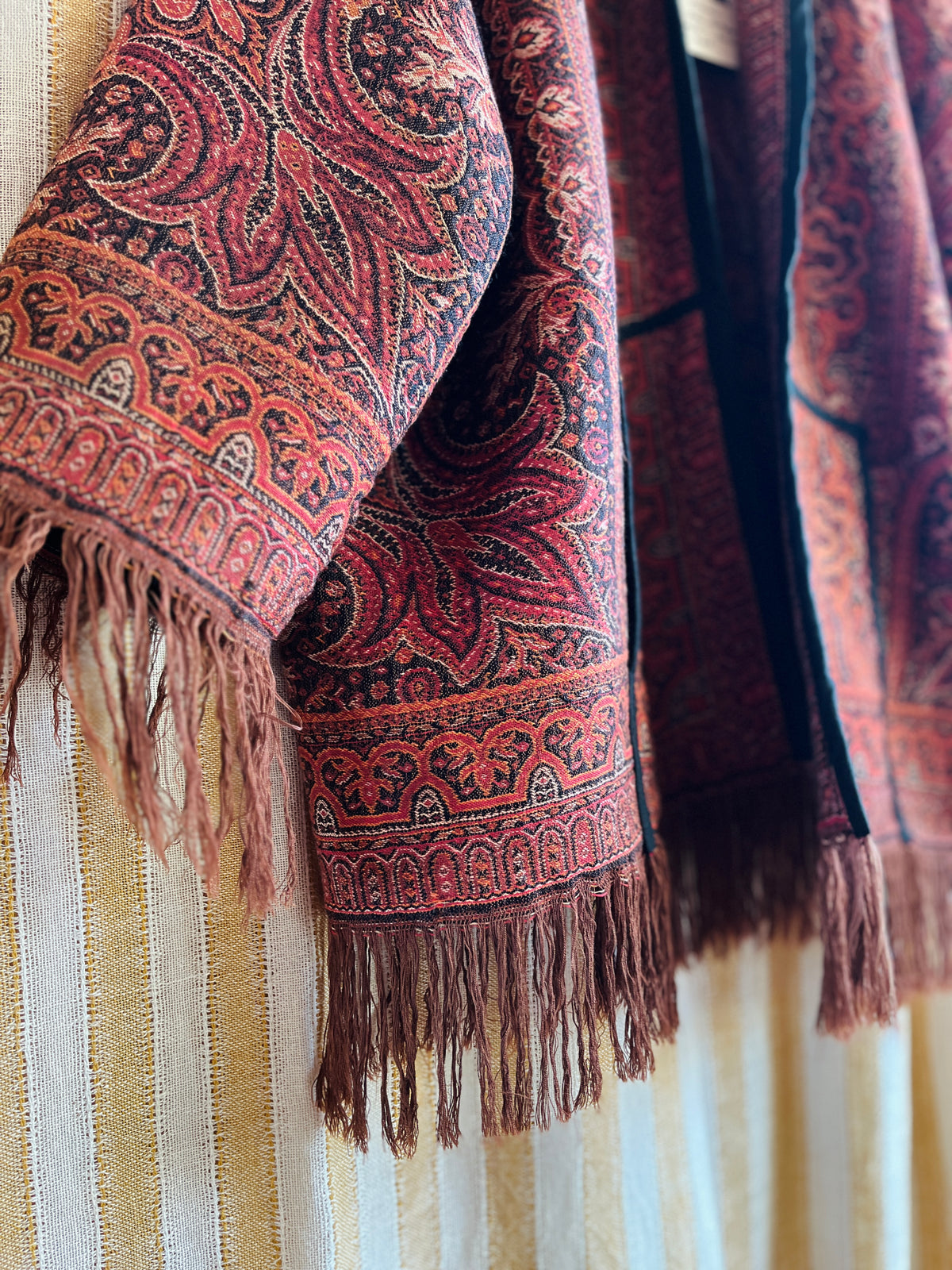 Antique Worteldoek Wool Kimono Jacket