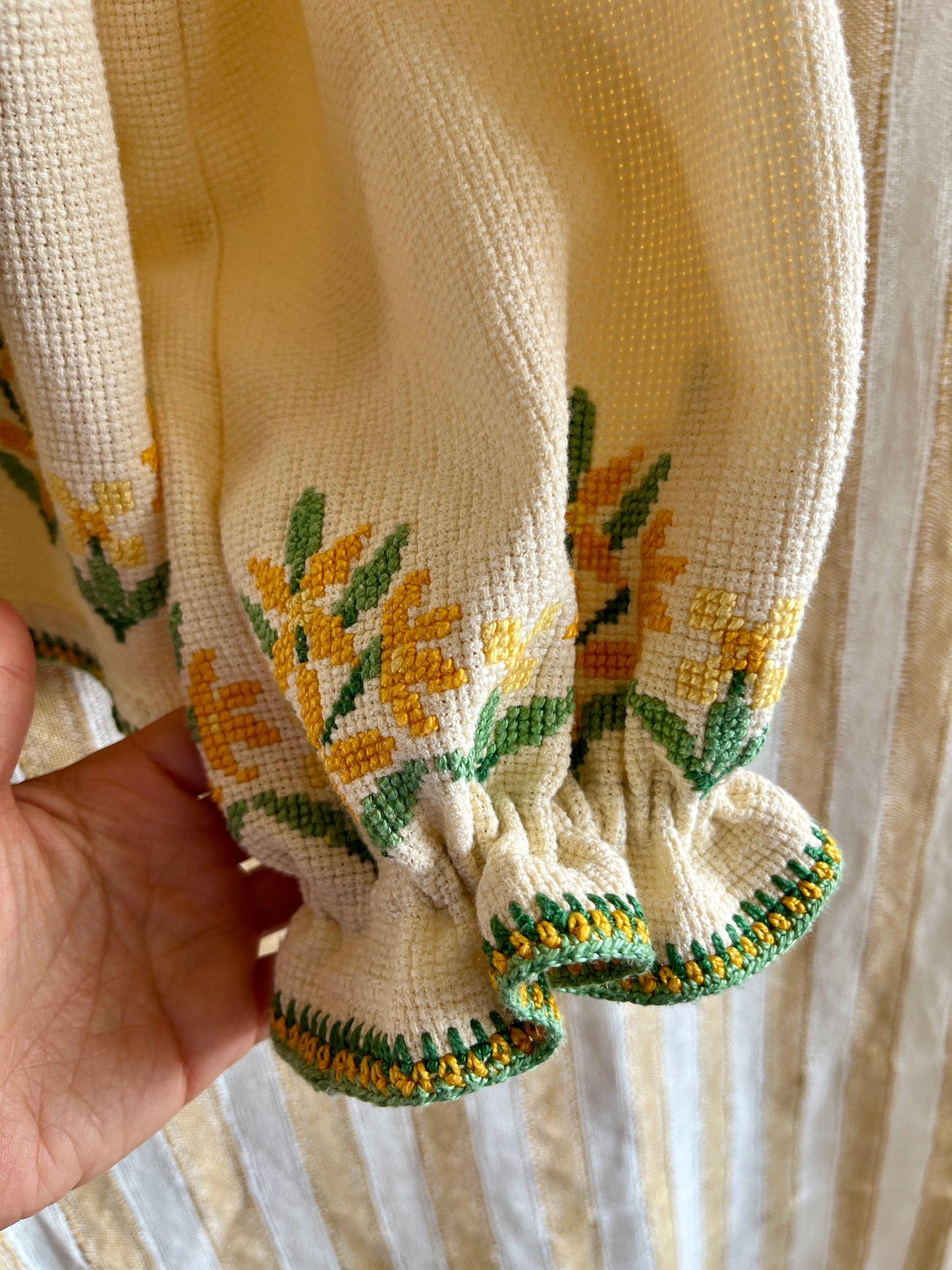 Waffle Cotton Spring Jacket with Matching Belt