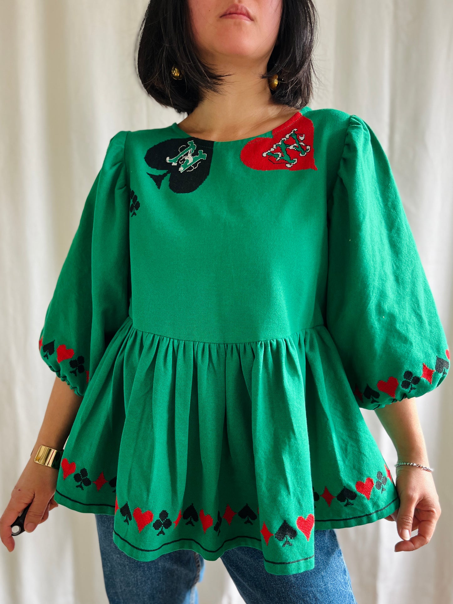 🎴 Poker Night Blouse