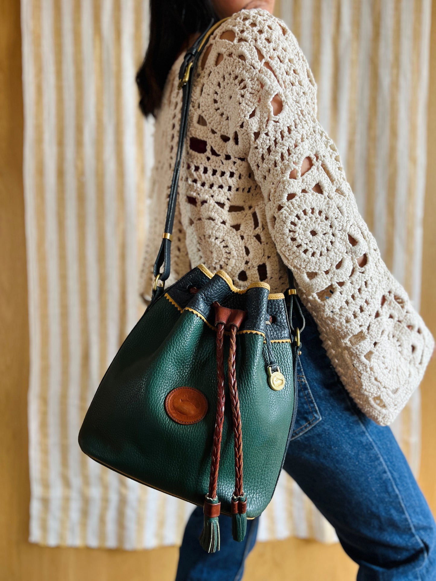 Teton Kelly Green Drawstring Bag