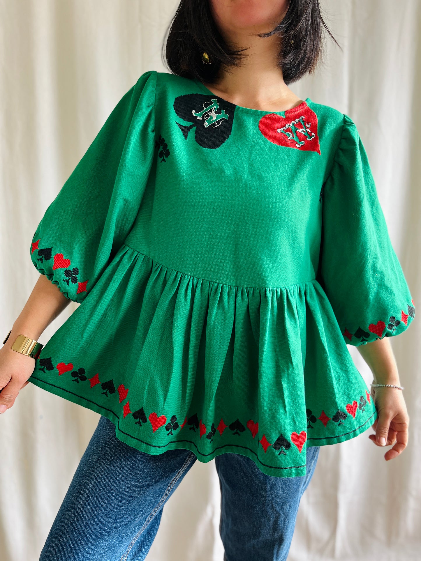 🎴 Poker Night Blouse