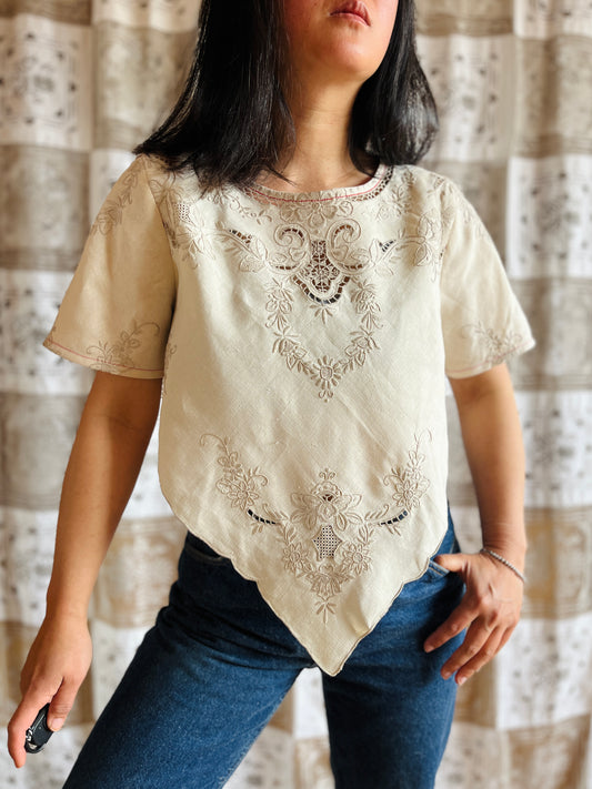 Diamond Top - Pearly Floral