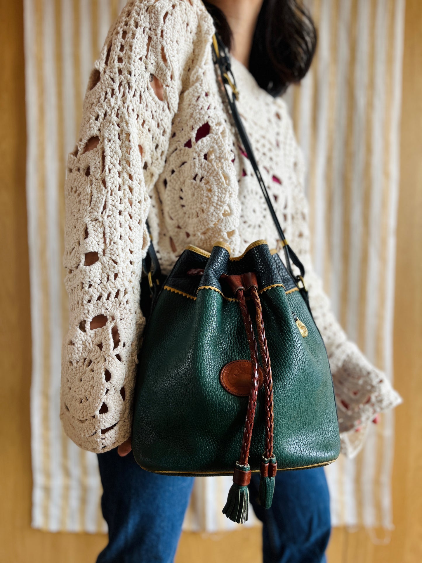 Teton Kelly Green Drawstring Bag