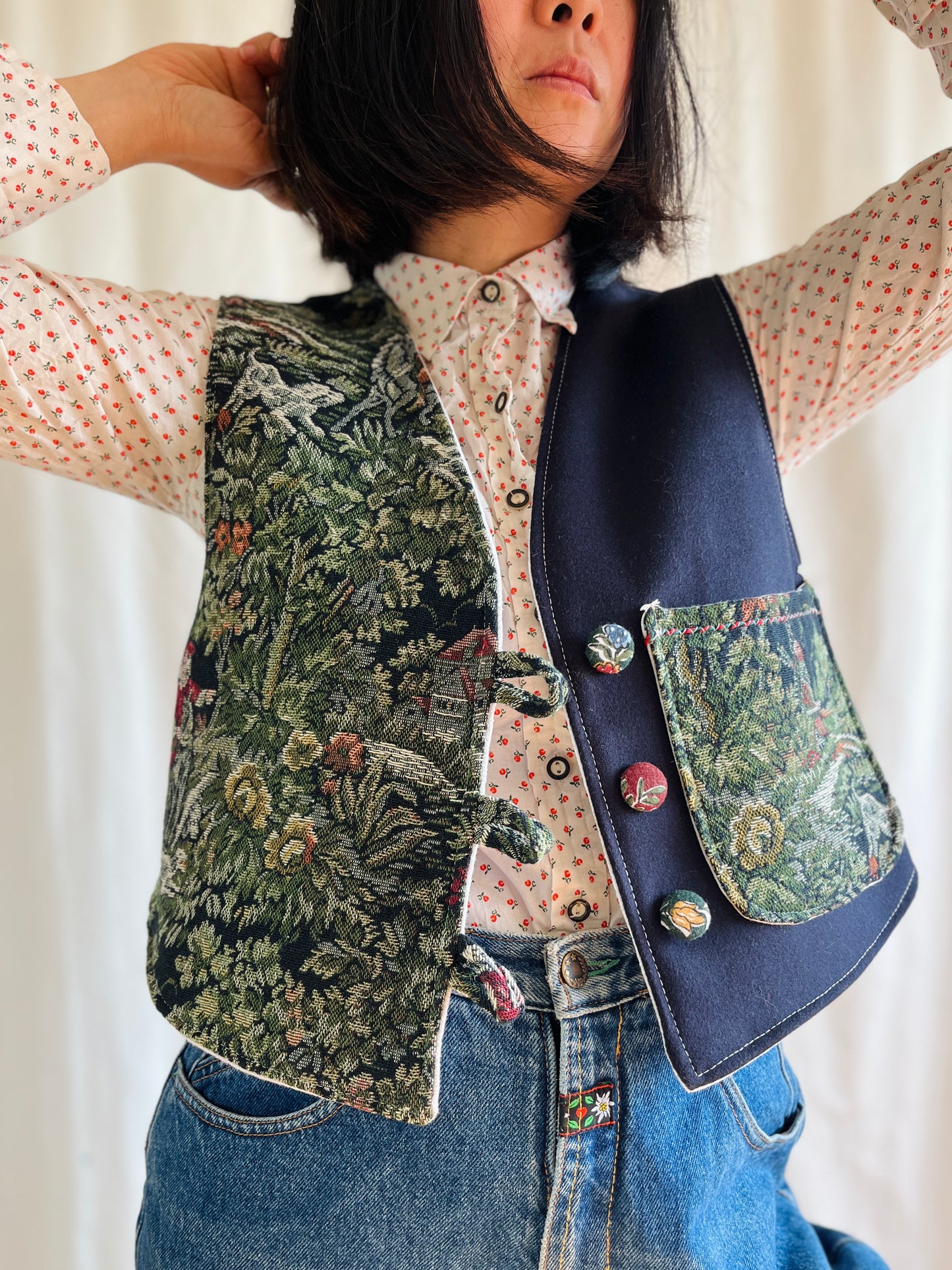 👒 Victorian hunting reversible waistcoat