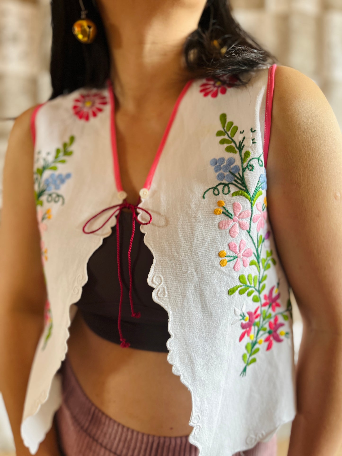 Vintage Hungarian Embroidery Gym Cover
