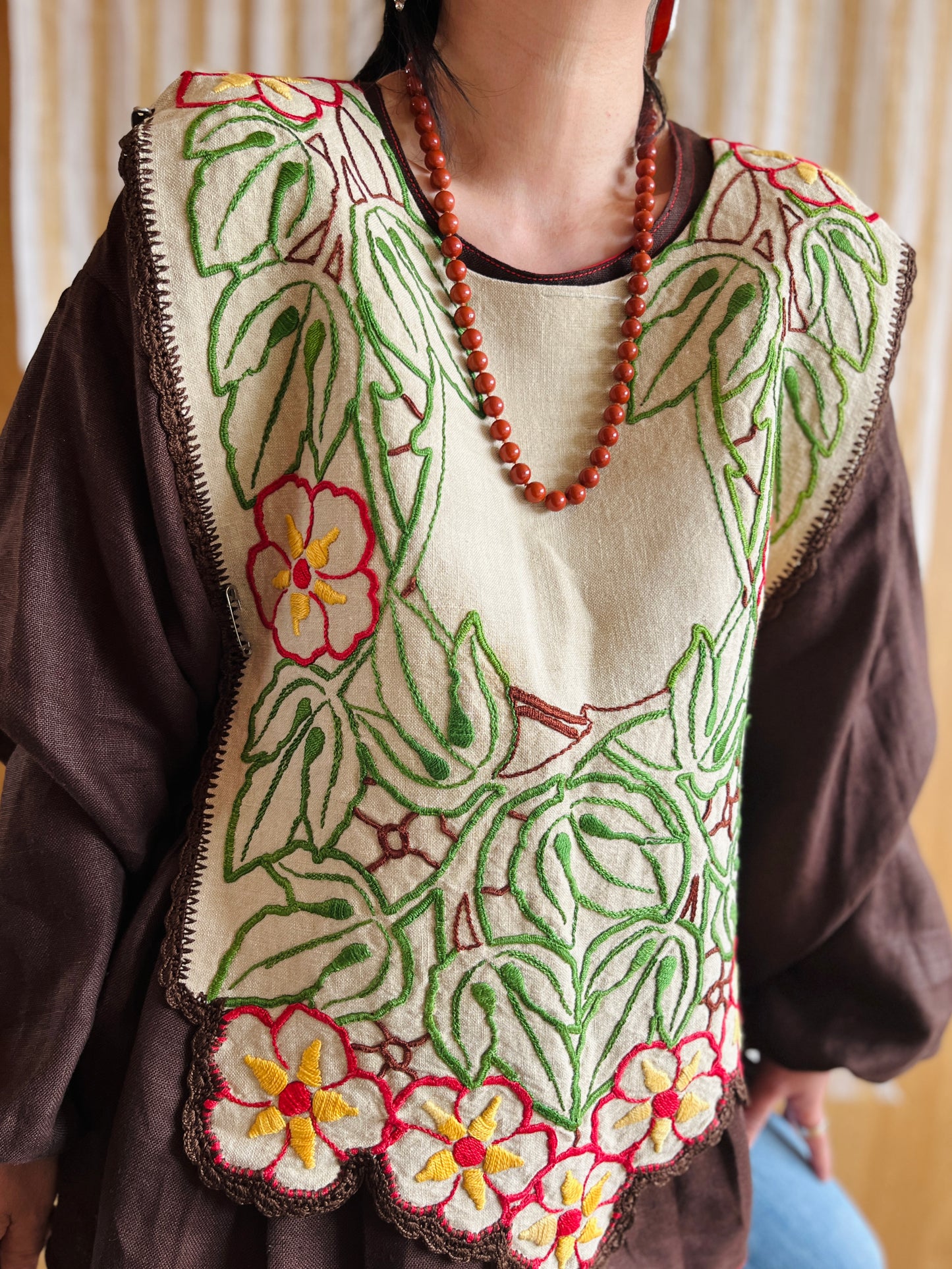 Antique Table Runner Mini Dress