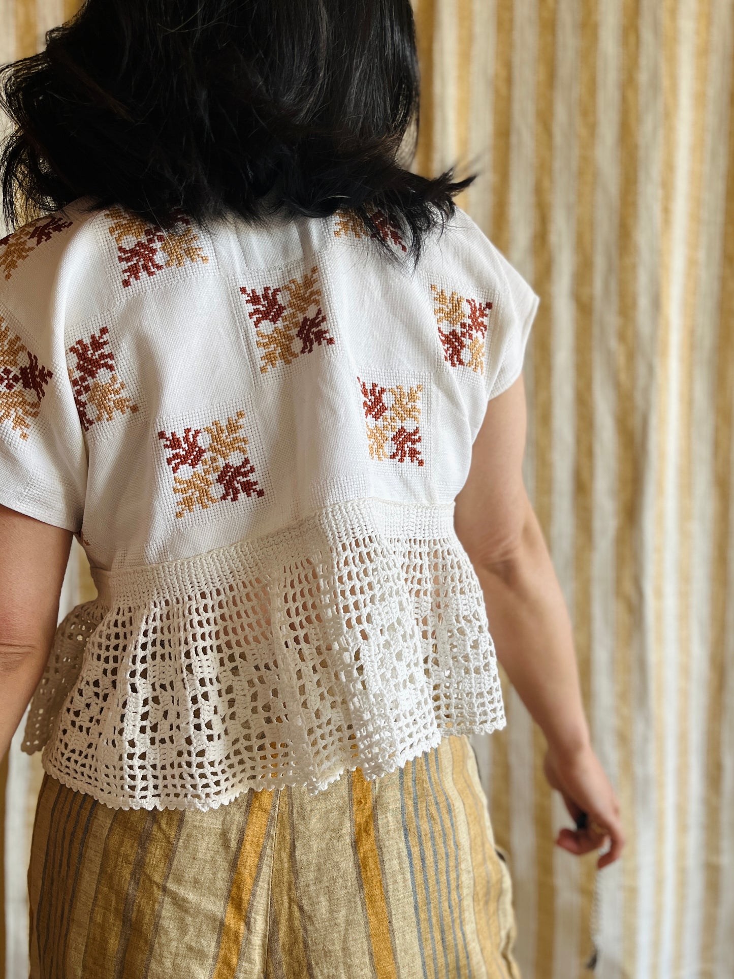 Crochet Dolly Cropped Top