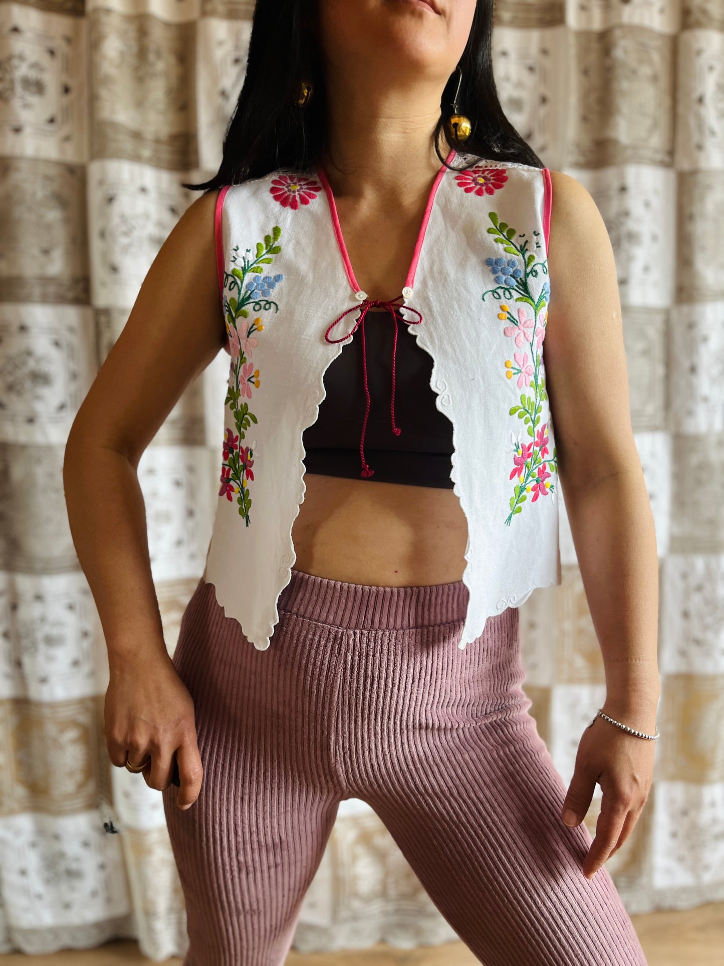 Vintage Hungarian Embroidery Gym Cover