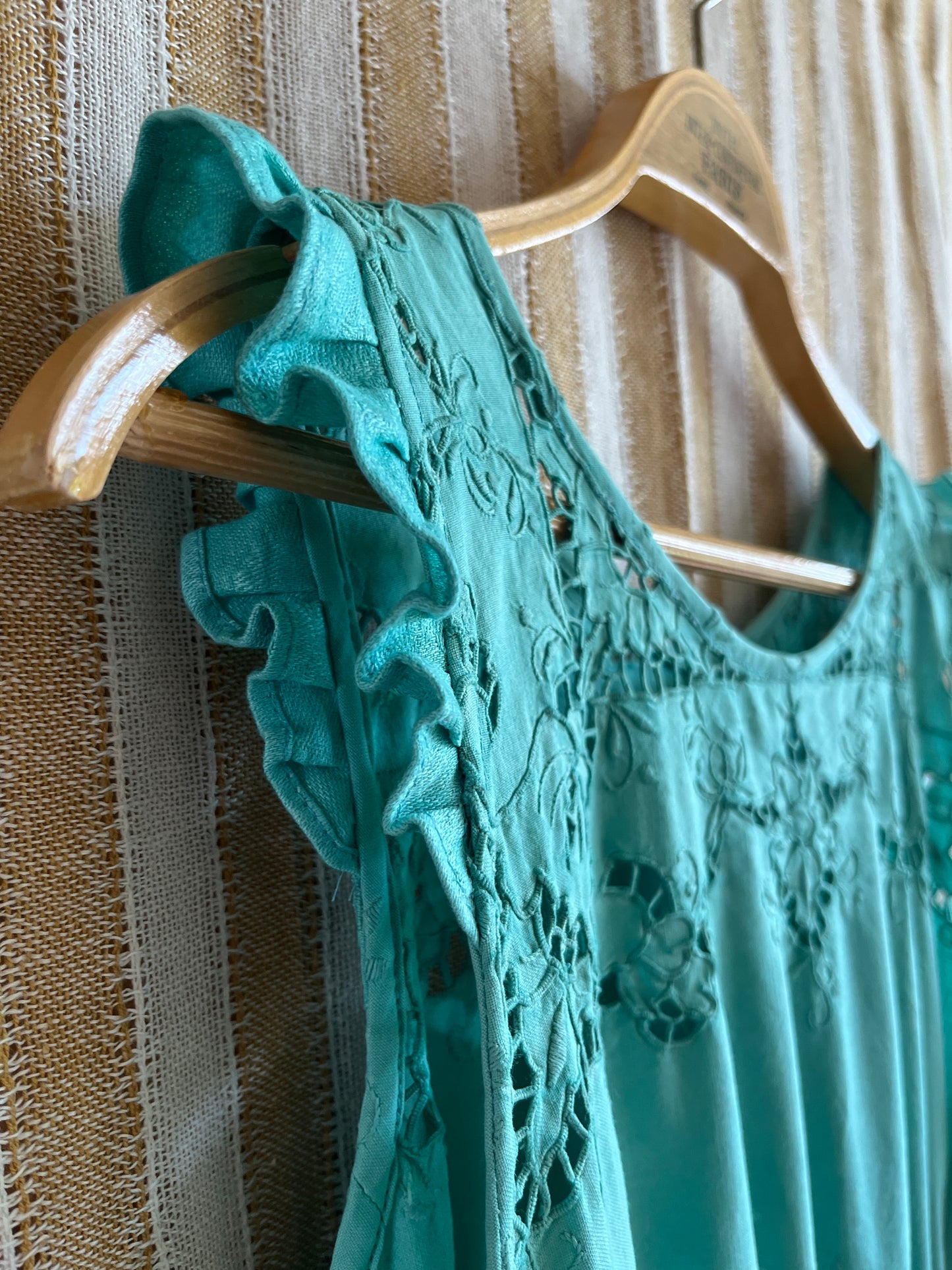 Passion Dyes - Turquoise cut work dress