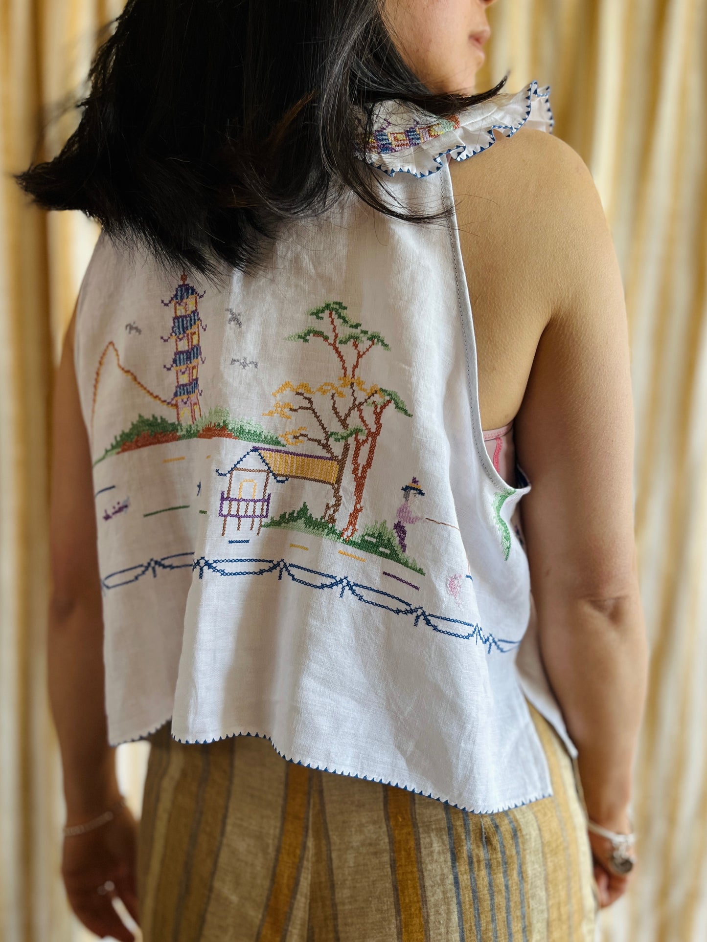 Air thin linen - A trip to Osaka