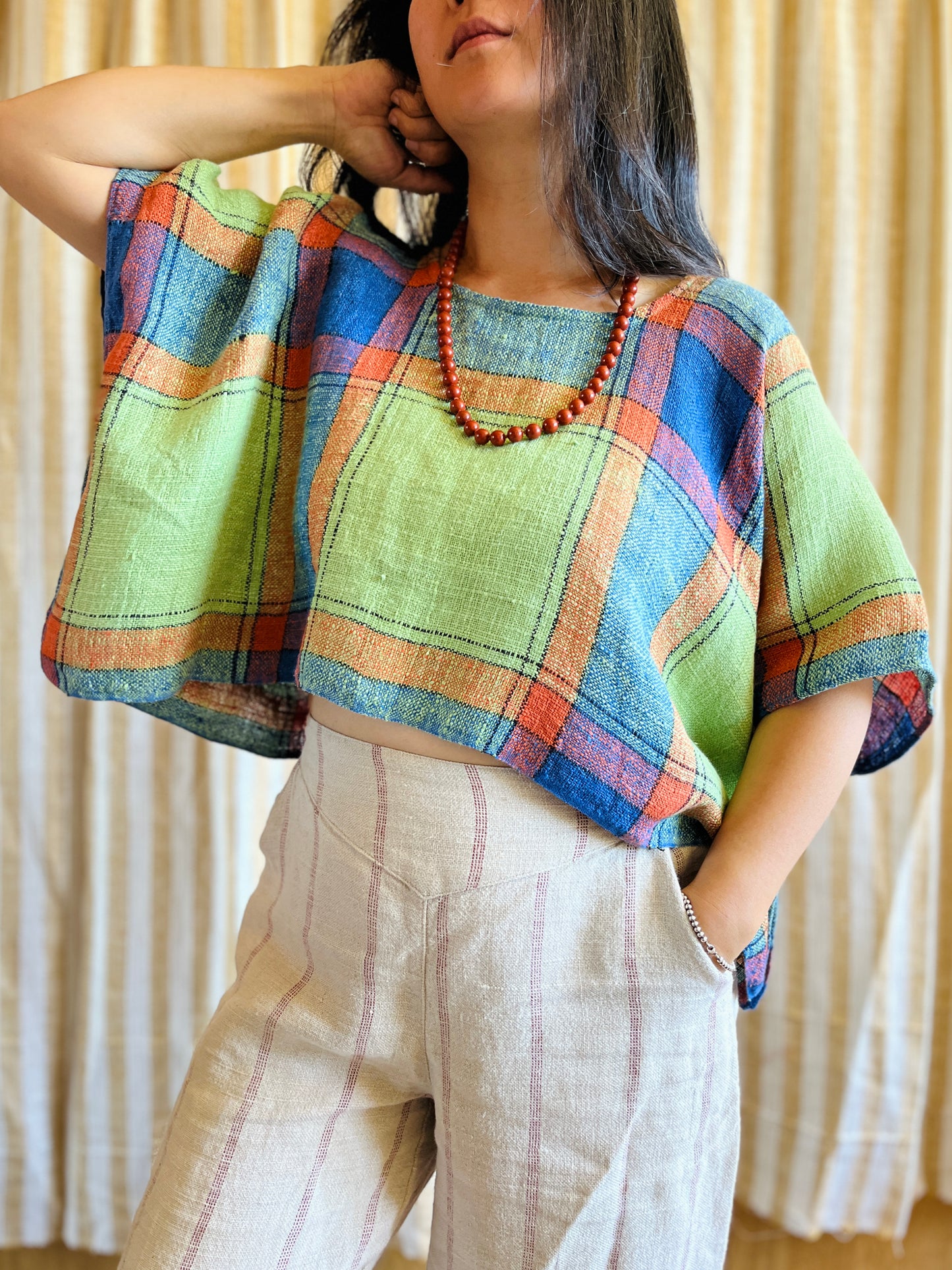 Hand weaved Swedish Top