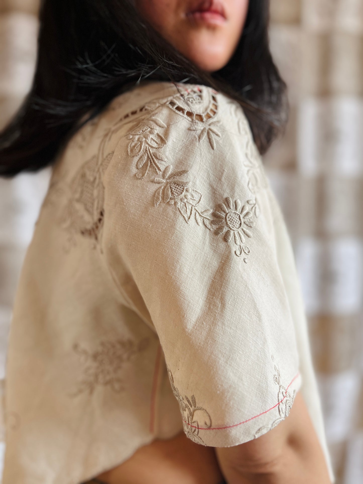 Diamond Top - Pearly Floral