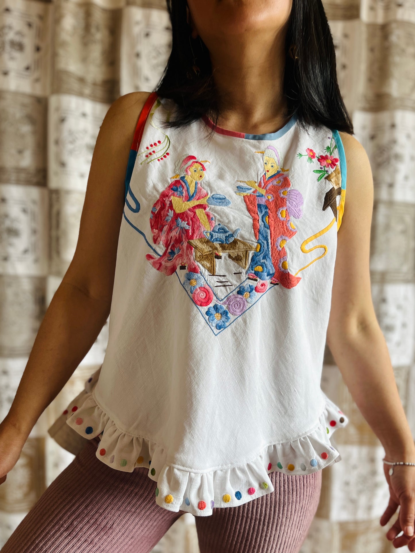 The Japanese tea party Statement tank top