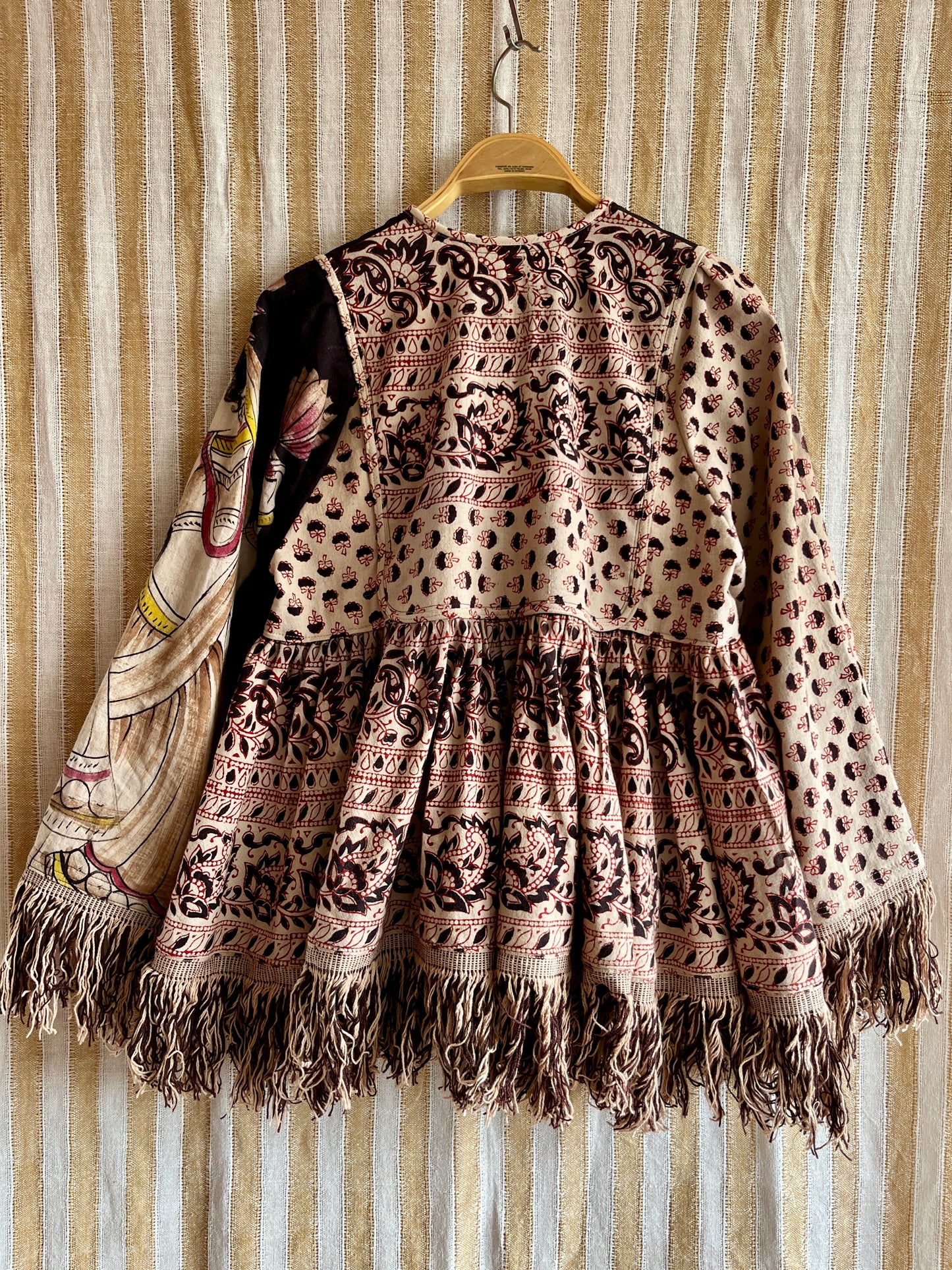 Goddess Jacket / Blouse made from vintage Indian Print