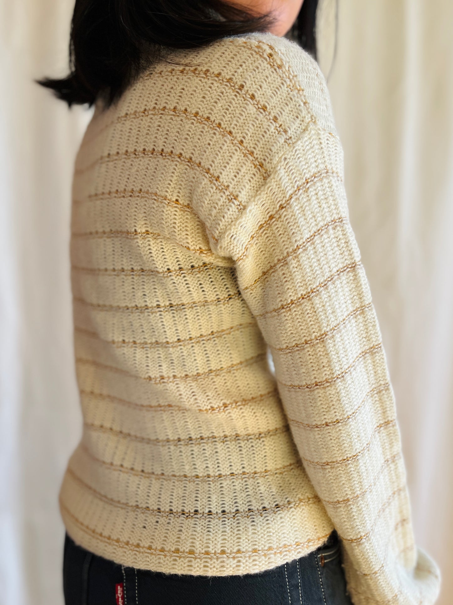 High neck Pullover Cable Knit
