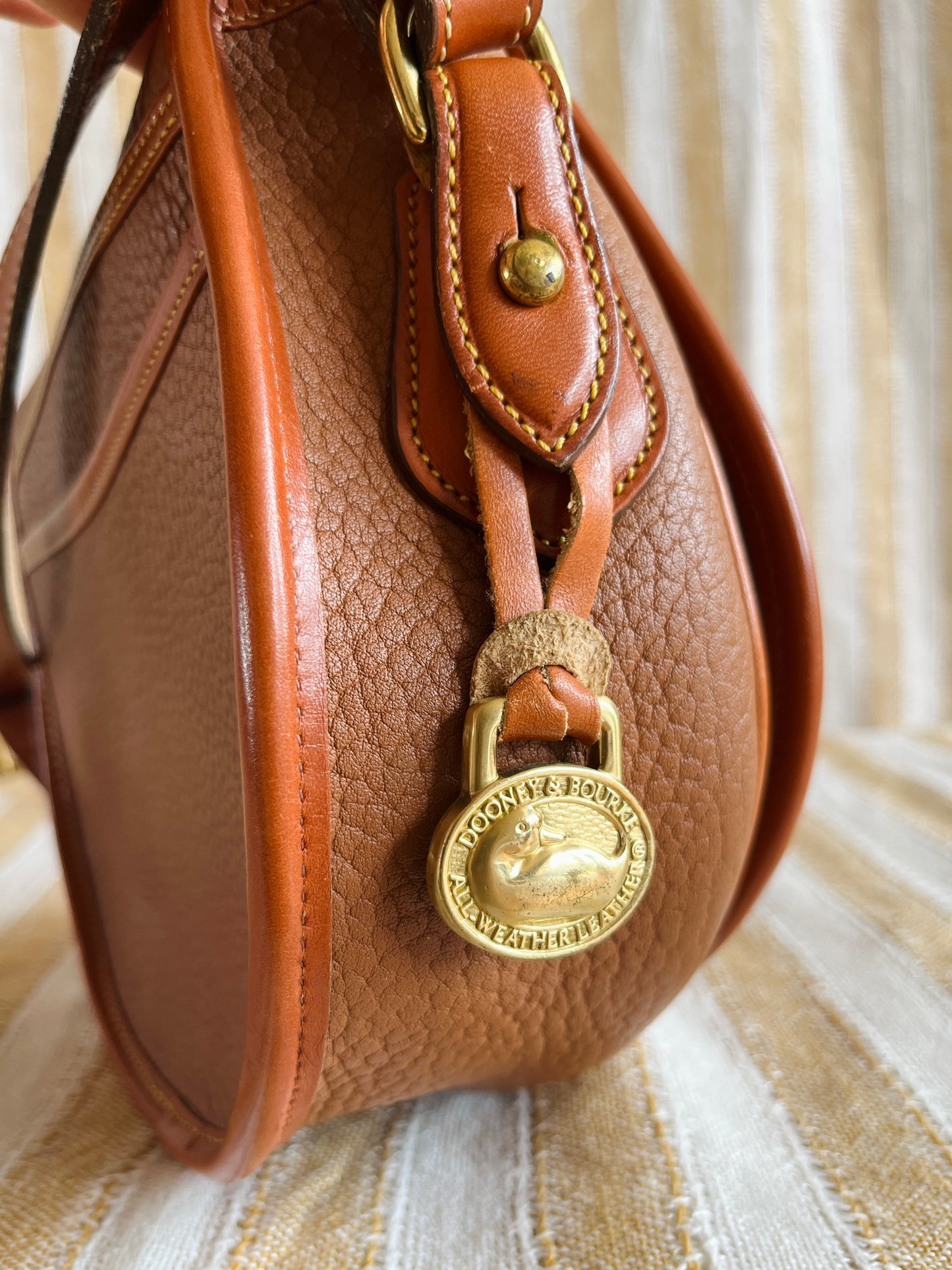 MINT All British Tan Flap Bag