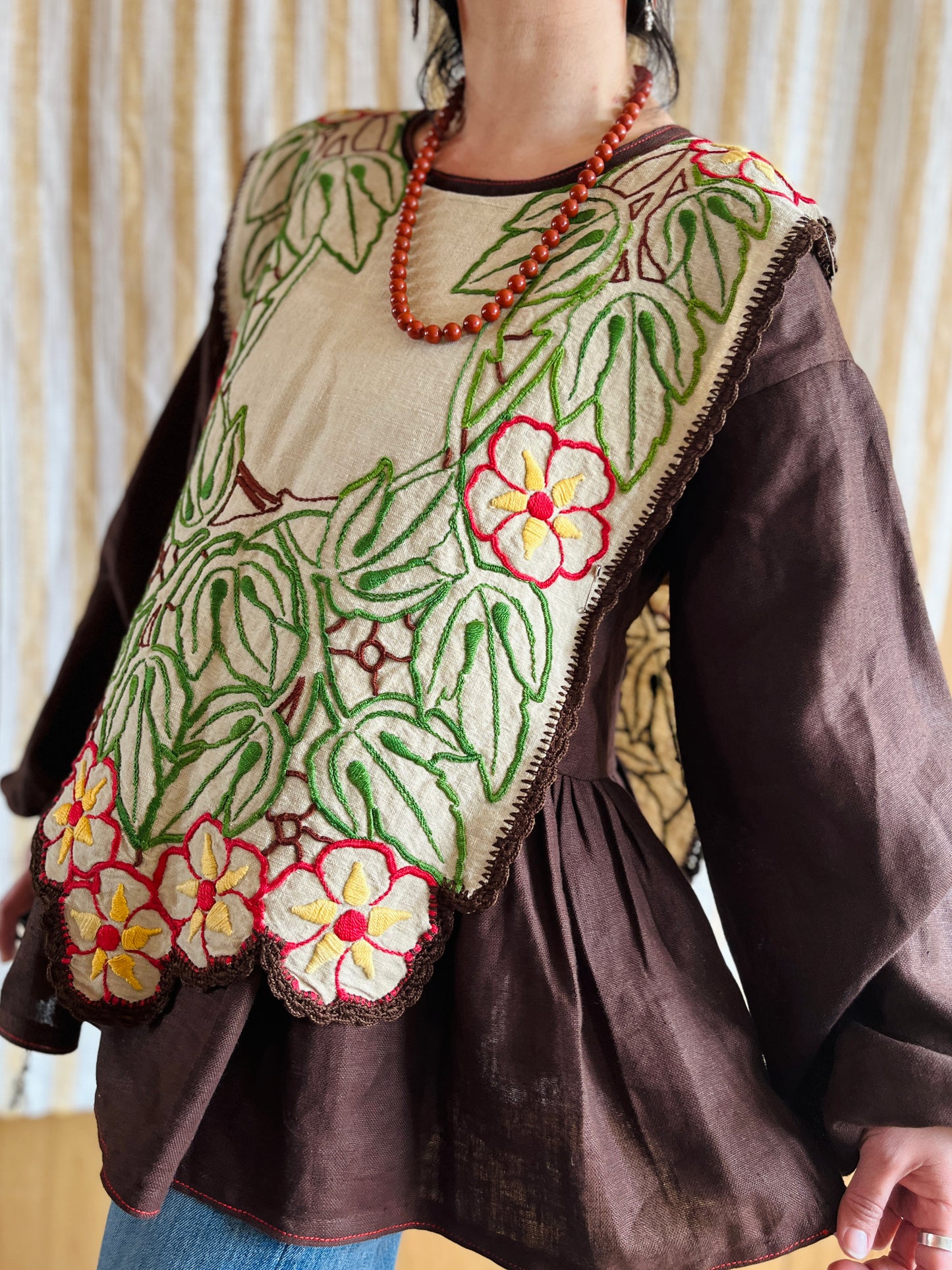 Antique Table Runner Mini Dress