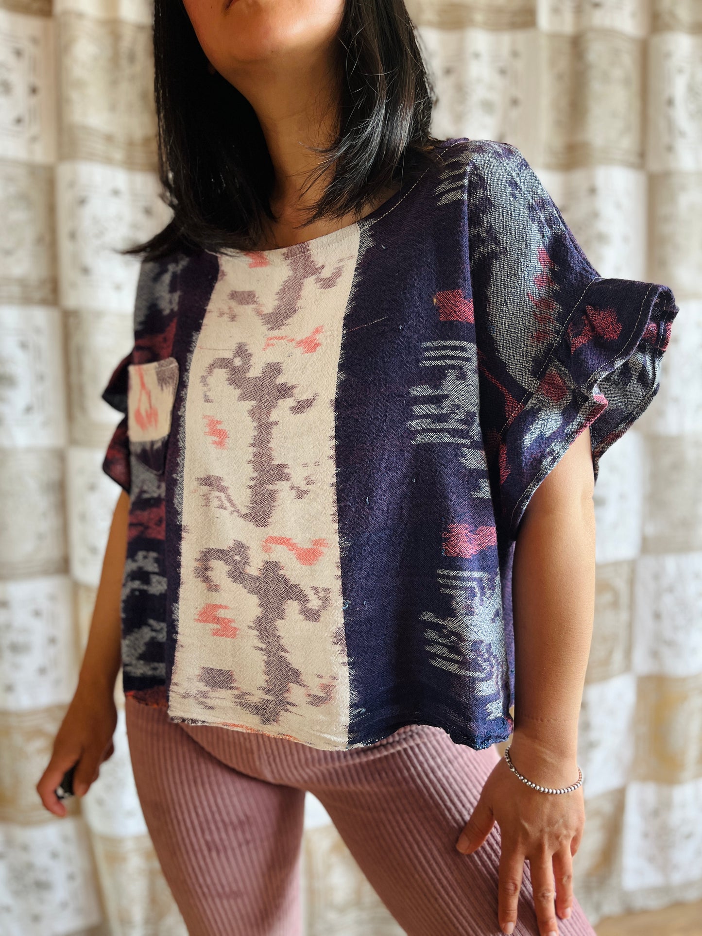 Vintage Batik Dolly Top