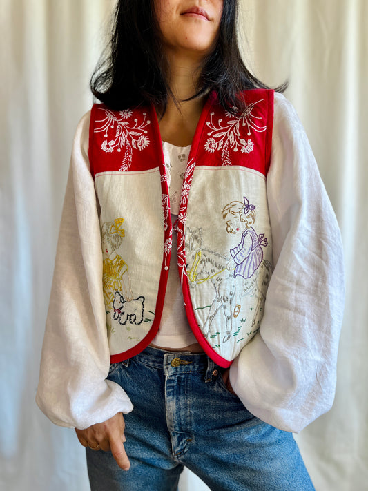 Little children play padded Vest (reversible)