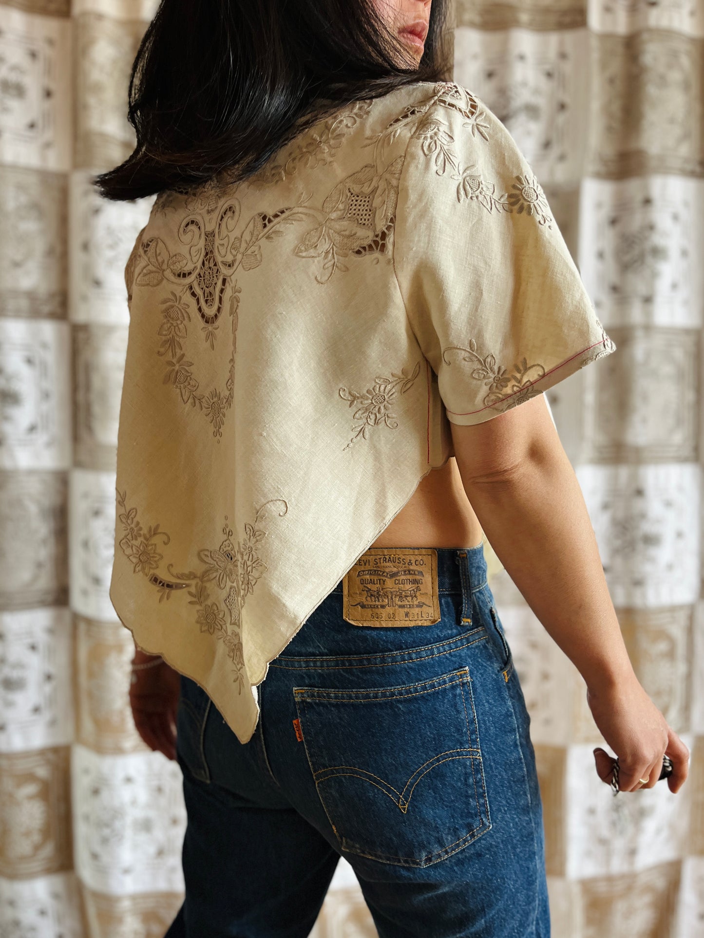 Diamond Top - Pearly Floral