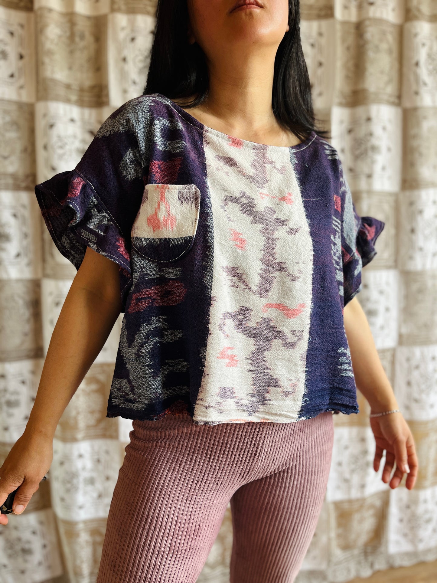 Vintage Batik Dolly Top