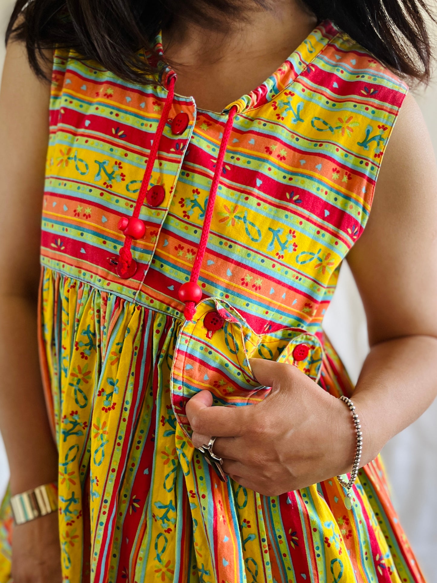 Vintage handmade sweetheart mini dress