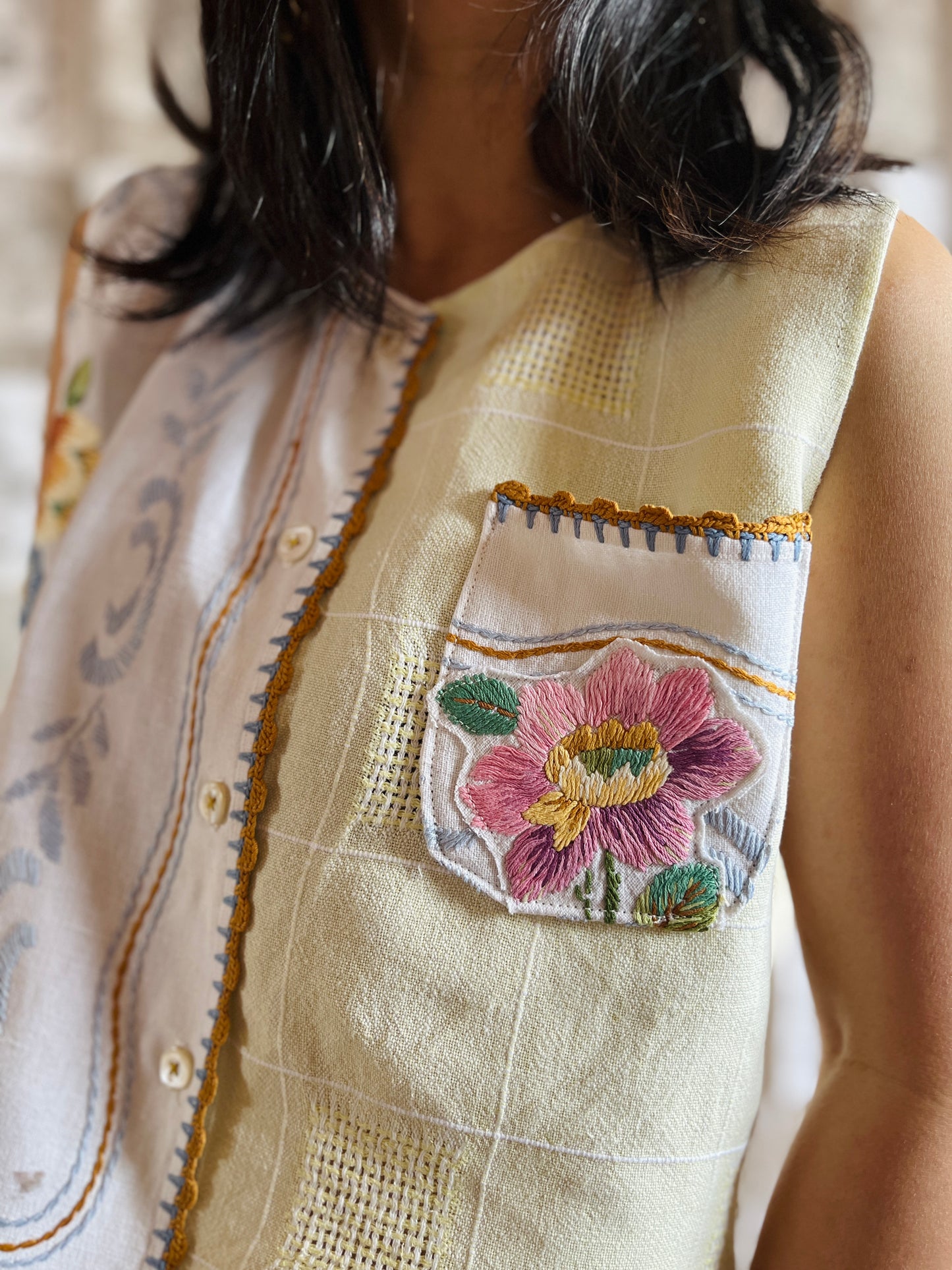 Simplicity Patchwork Vest