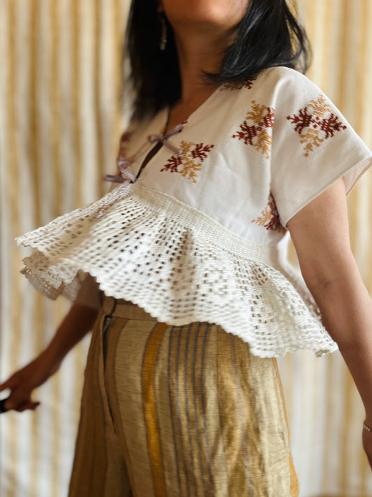 Crochet Dolly Cropped Top