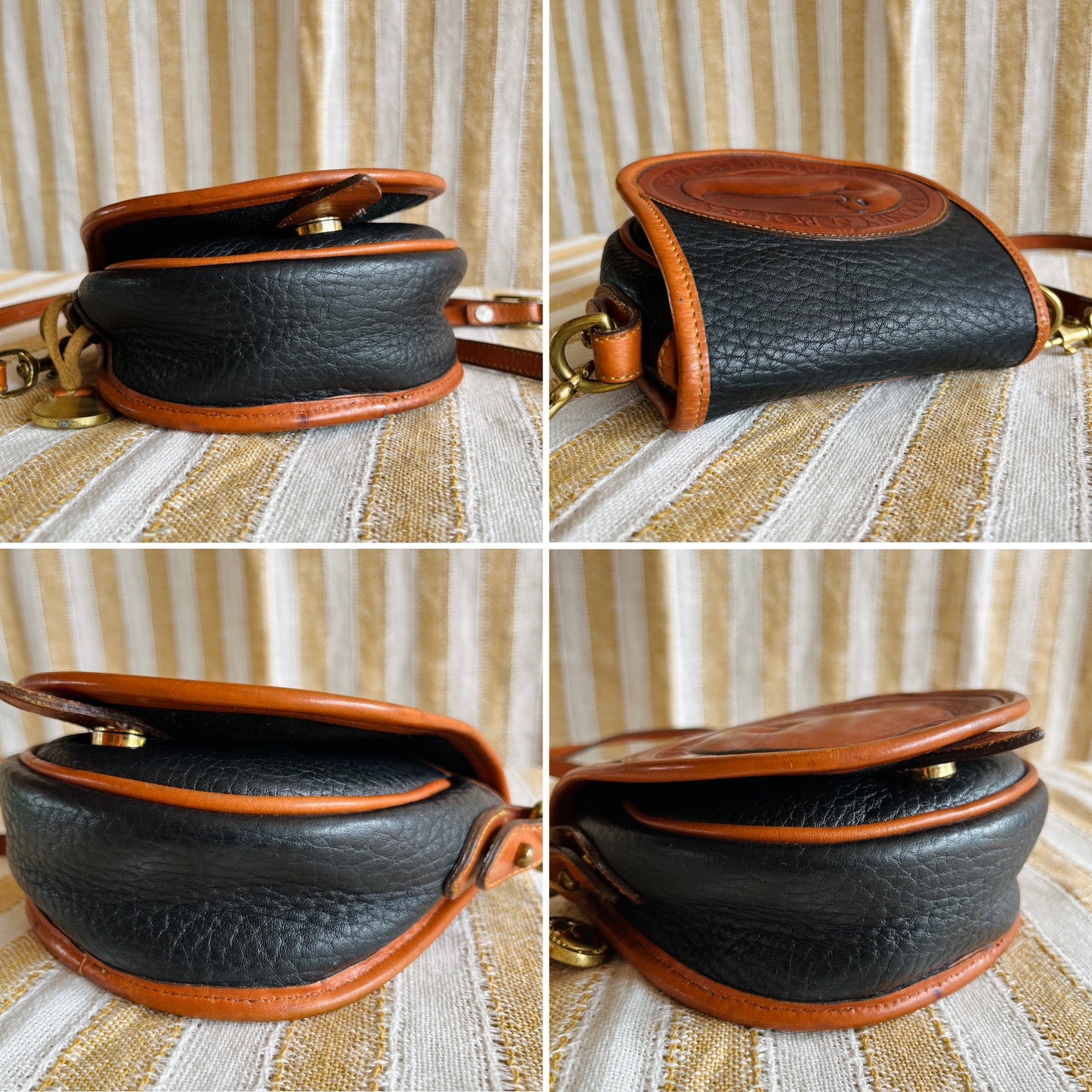 Black and British Tan BIG DUCK Crossbody
