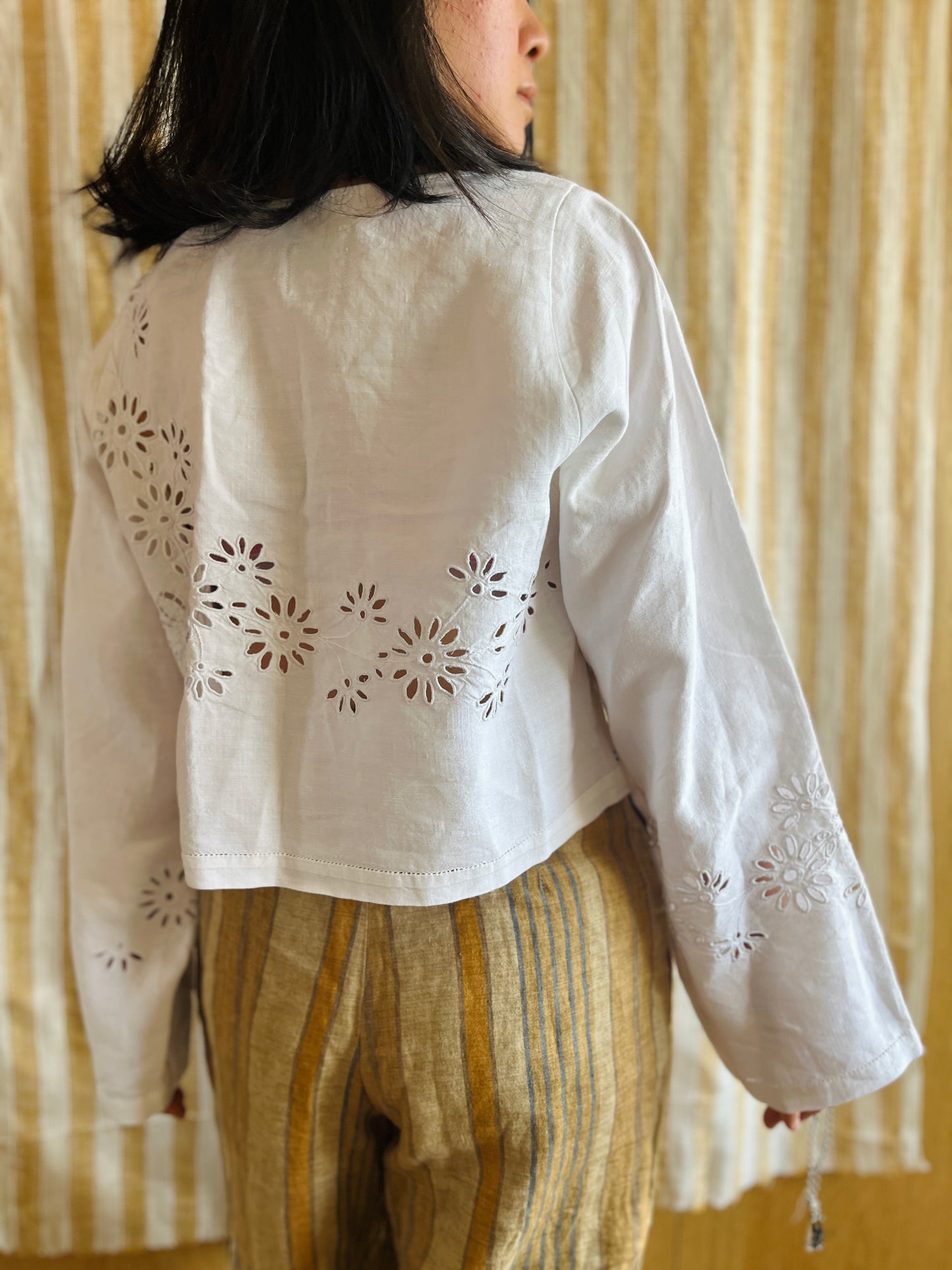 Nordic floral Blouse - Long sleeves