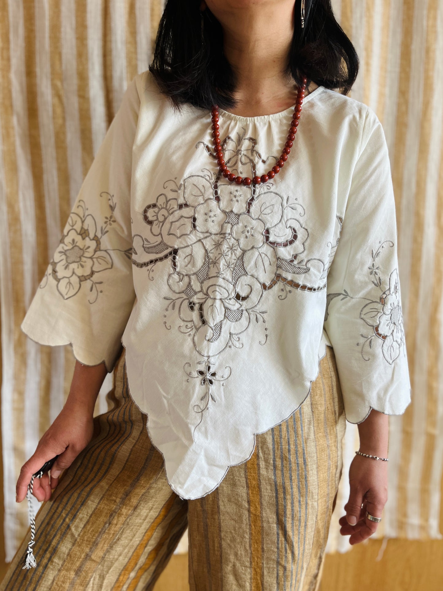 Diamond Top (Reversible) Butter Yellow Cotton