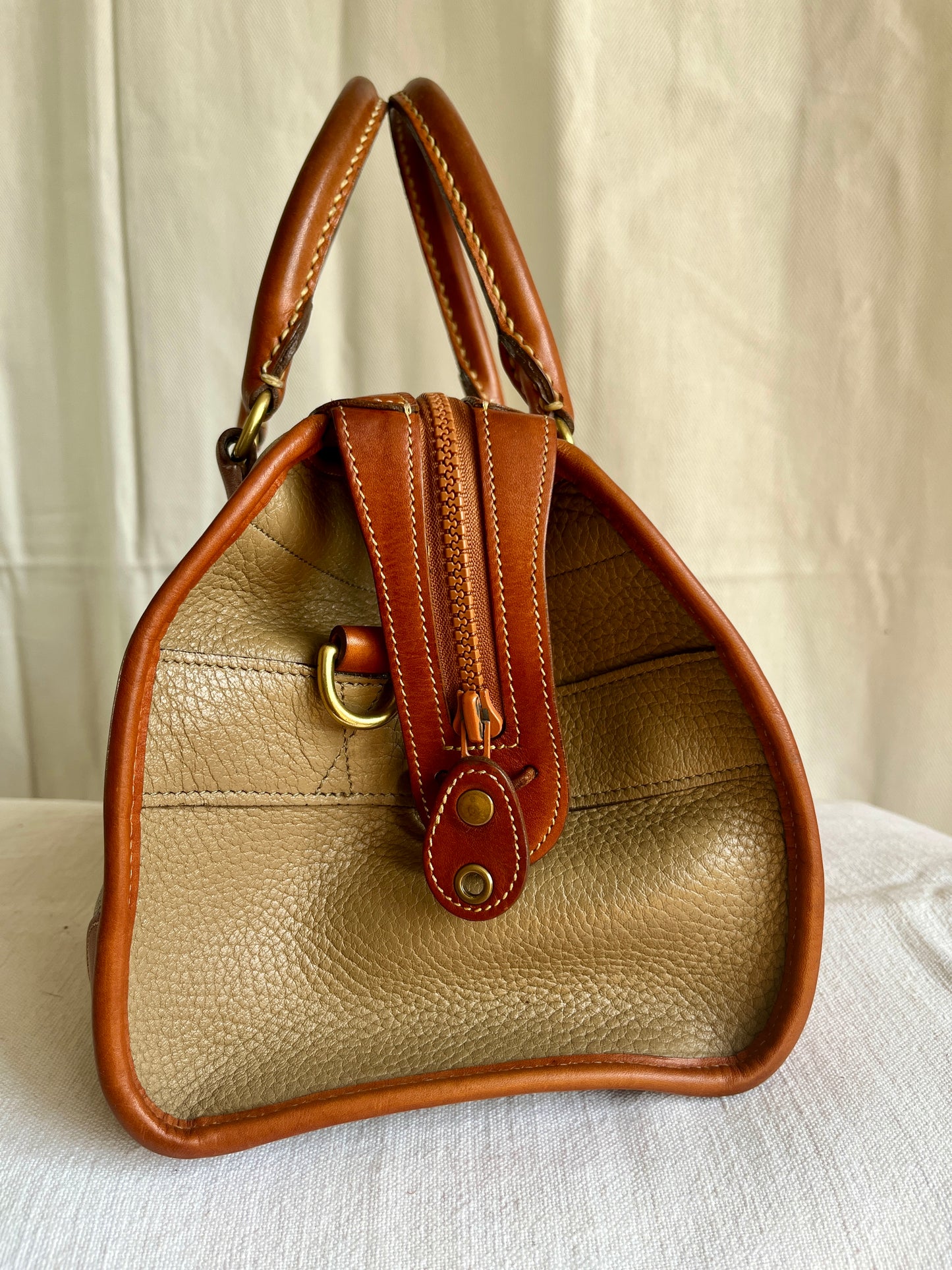 Pre tag Taupe/British Tan Gladstone Doctor's Bag Satchel