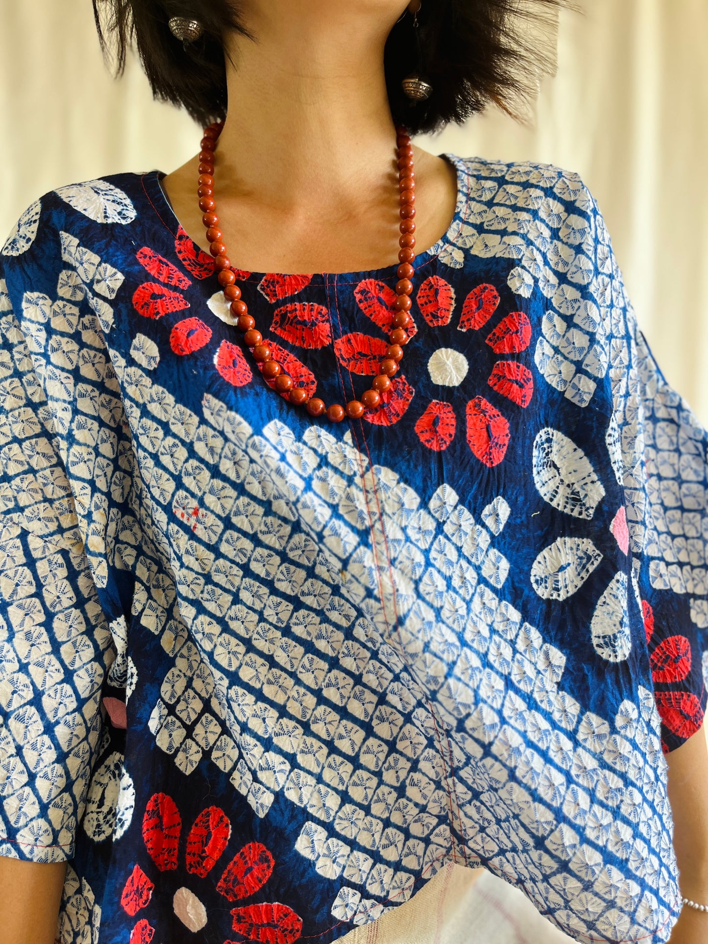 ✨ Ancient Japanese Shibori Tie dye boxy top