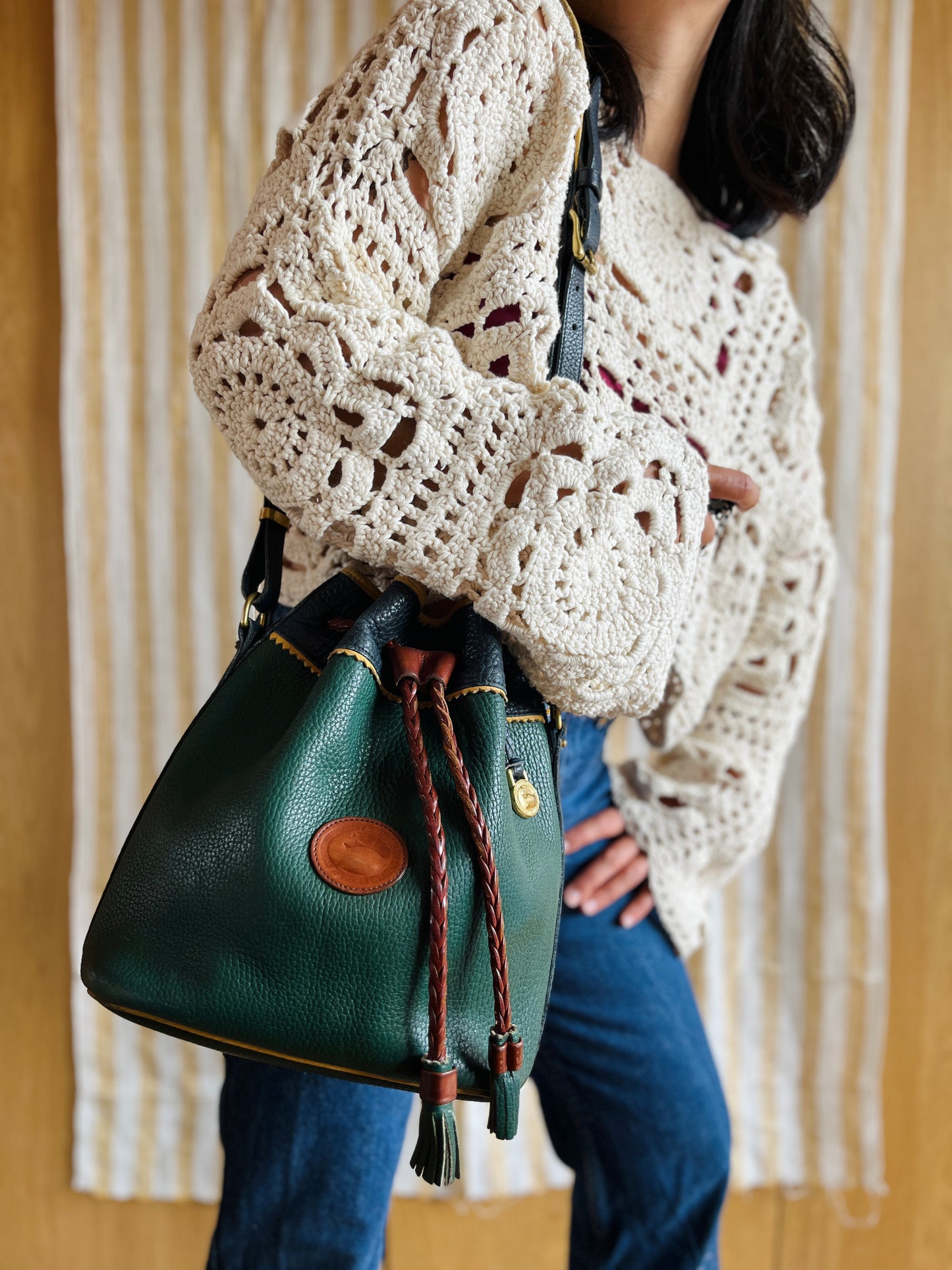 Teton Kelly Green Drawstring Bag