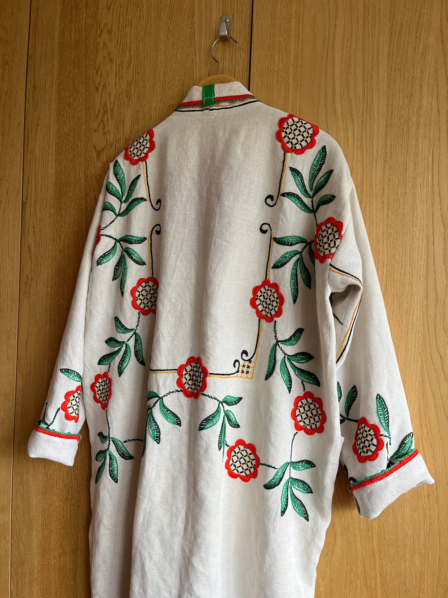 Linen long kimono