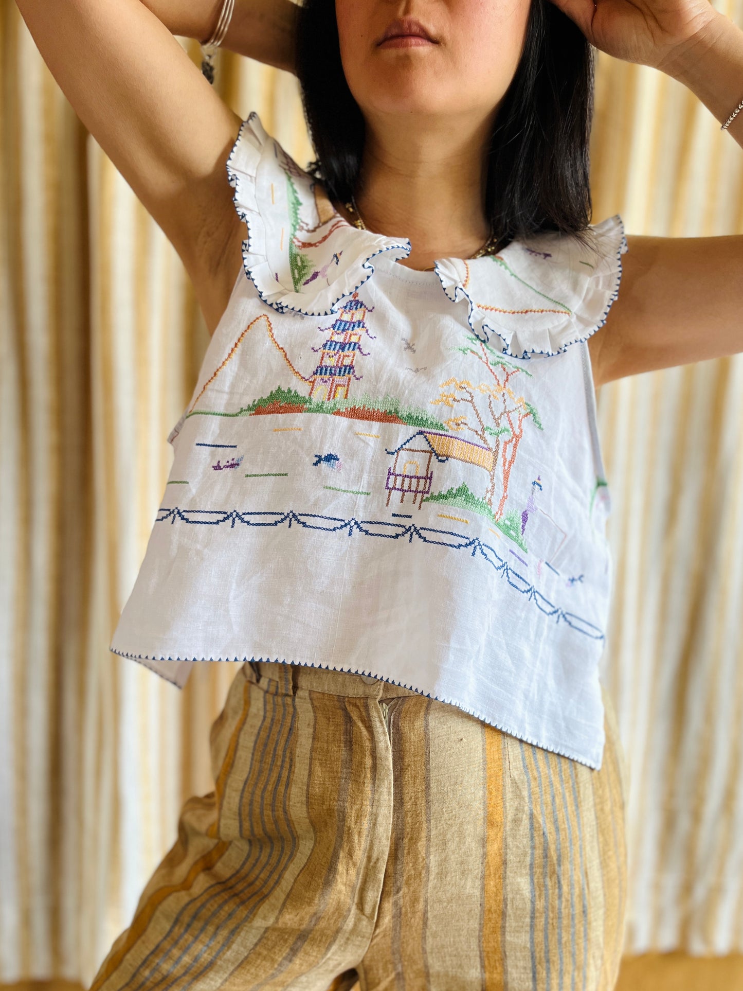 Air thin linen - A trip to Osaka