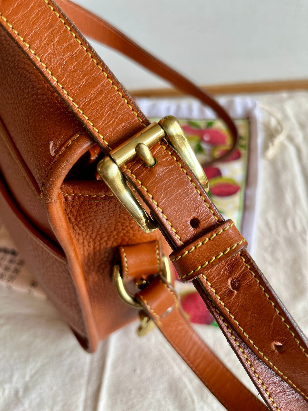 Vintage Dooney & Bourke R35 Double Pocket Outback Messenger