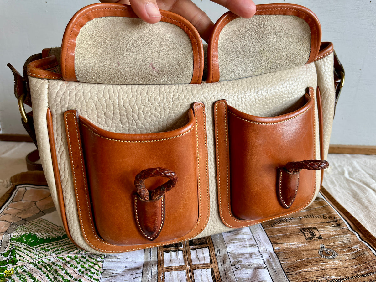 Vintage Dooney & Bourke R35 Double Pocket Outback Messenger