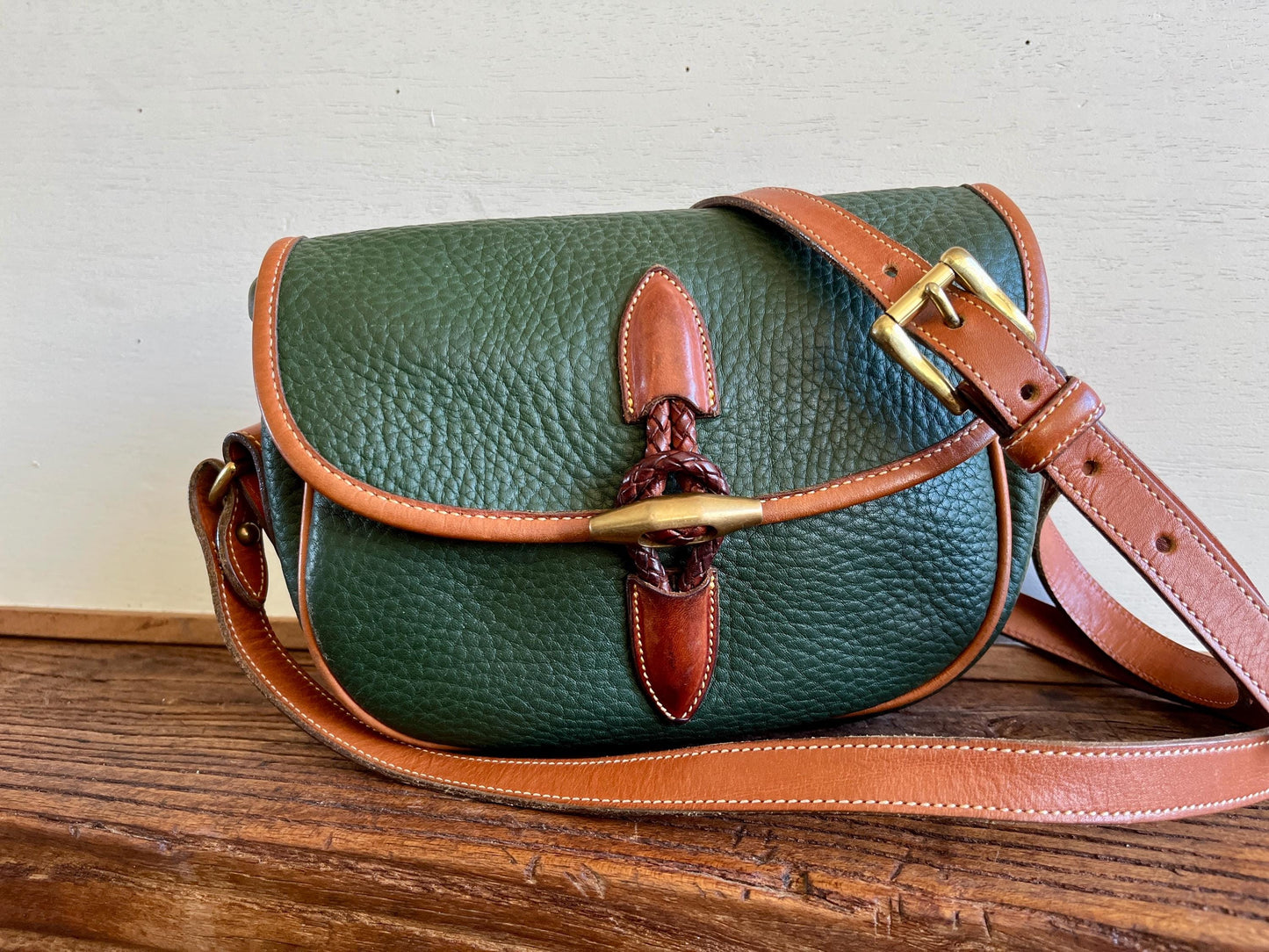 Extraordinarily Rare Loden Saddle Bag