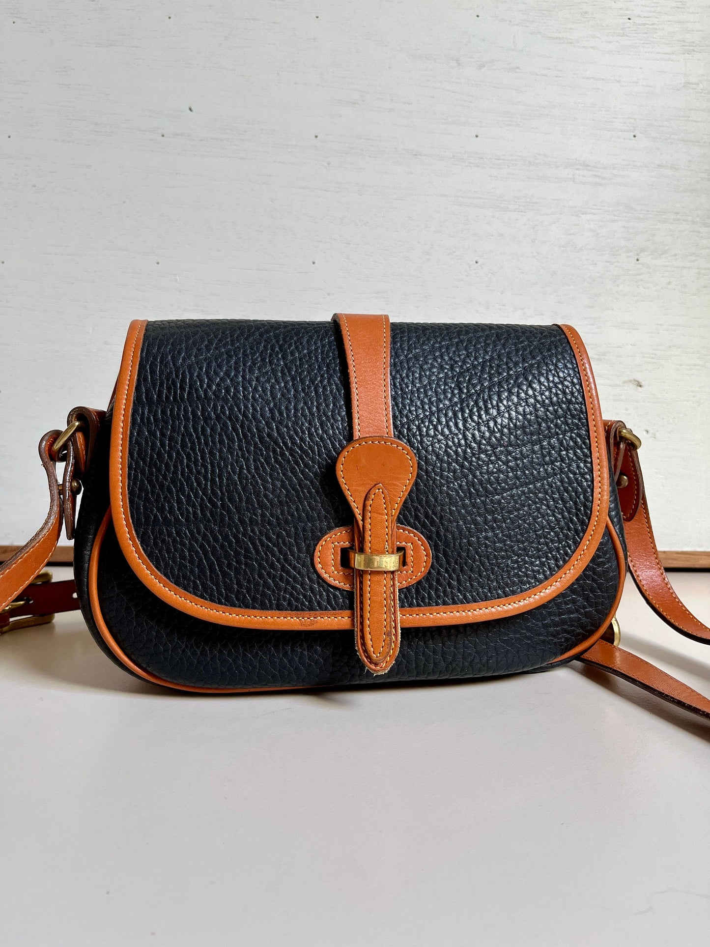 Small Tack Bag Messenger Crossbody Handbag B148 (Near Mint)