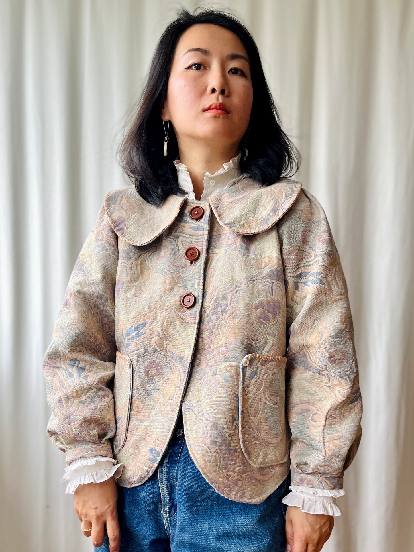 Peter Pan Collar Light Jacket