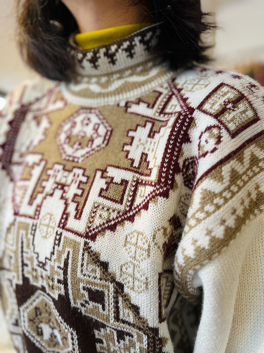 Vintage high neck Pullover