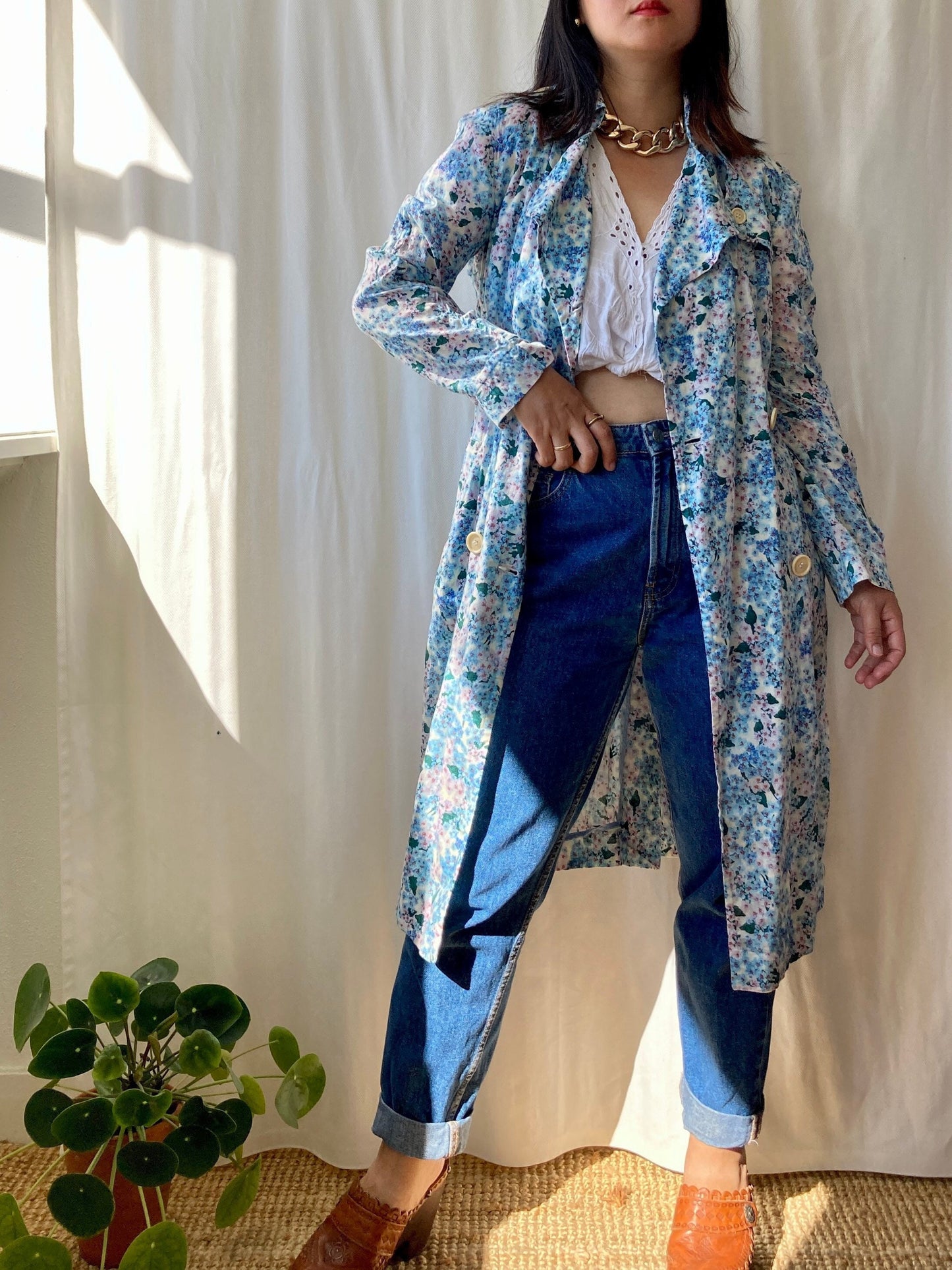 Vintage Paul Smith Blue label Trench Coat
