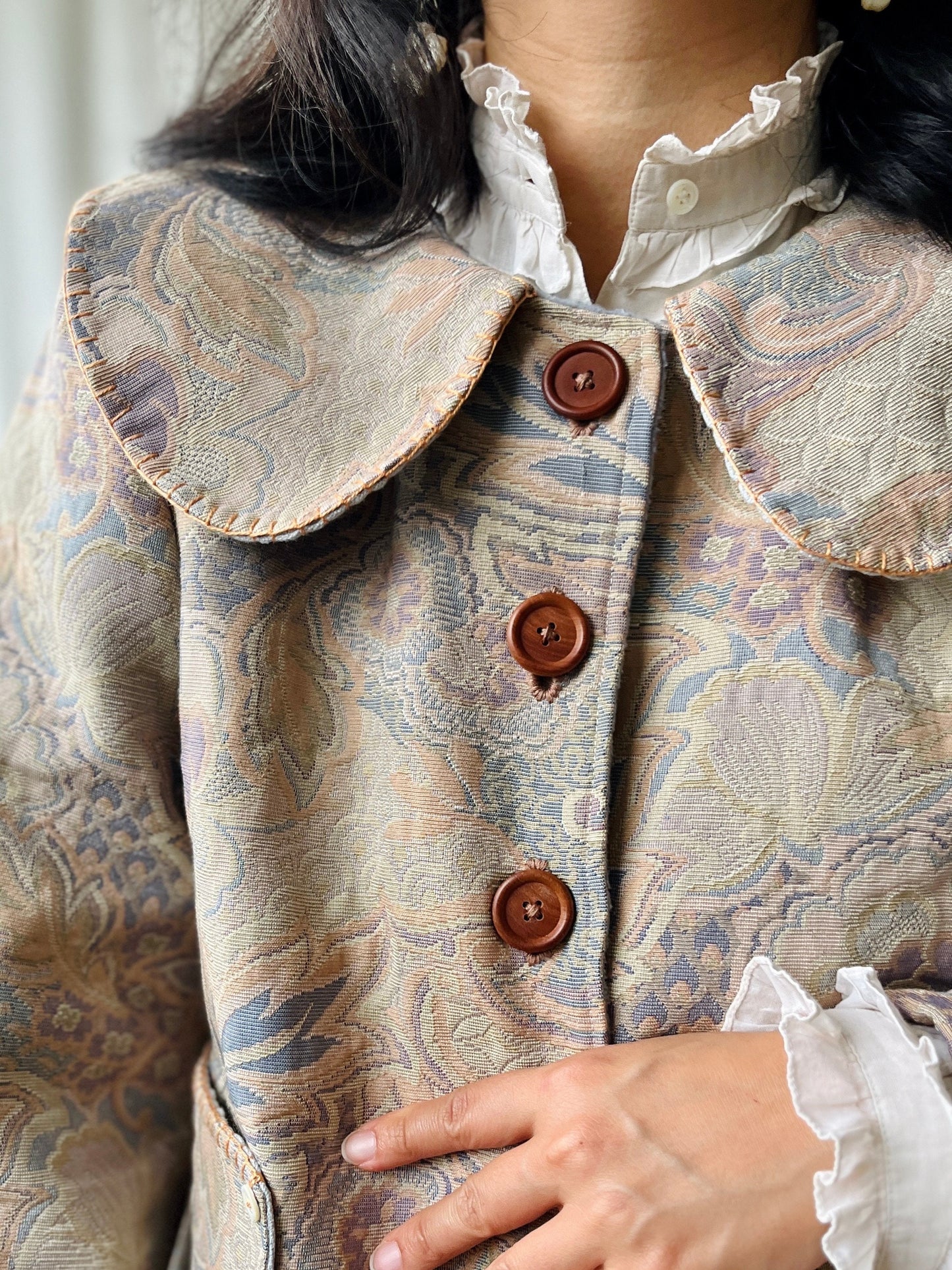 Peter Pan Collar Light Jacket