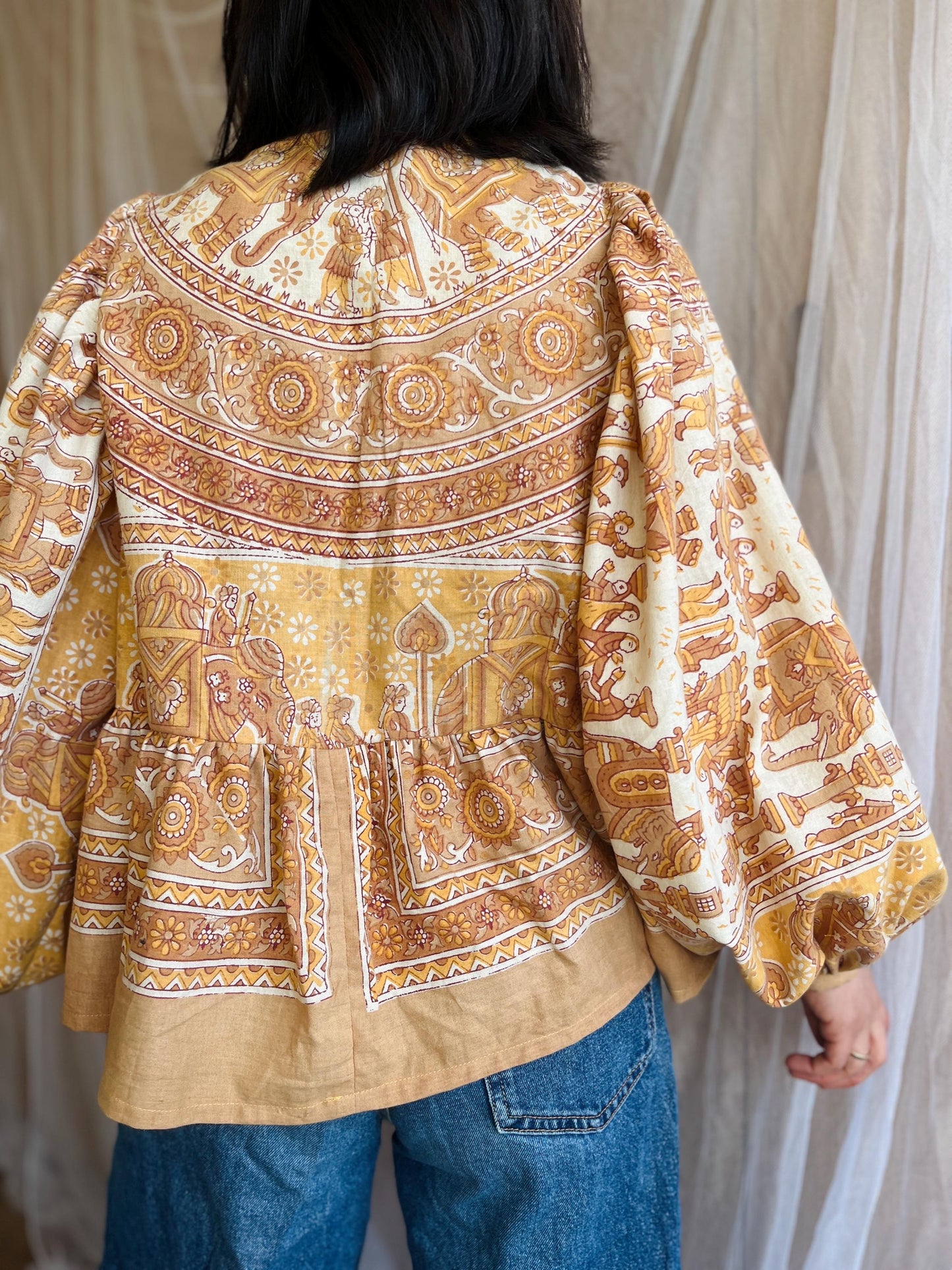 Balloon Sleeves Dolly Tunic