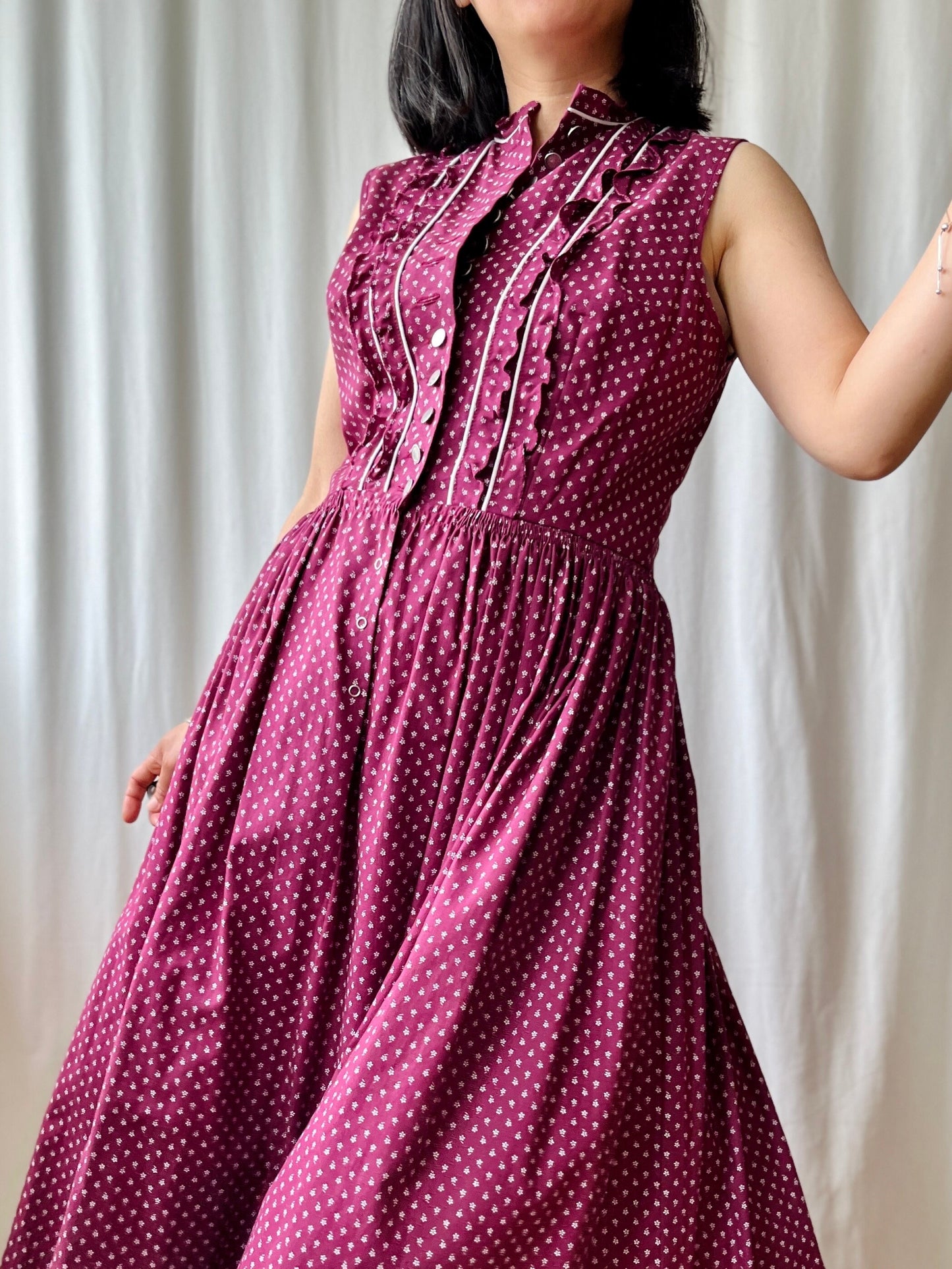 Adorable Vintage Austrian Folk Summer Dress