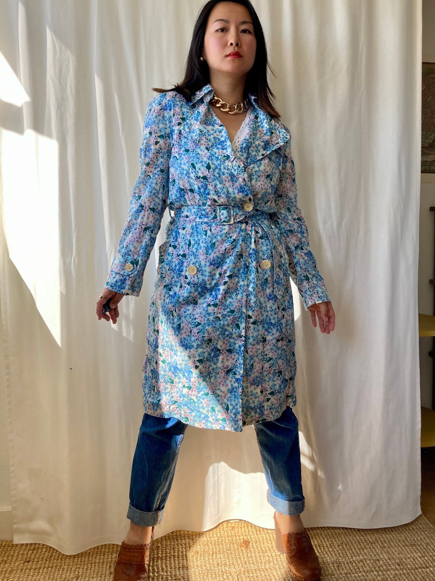 Vintage Paul Smith Blue label Trench Coat